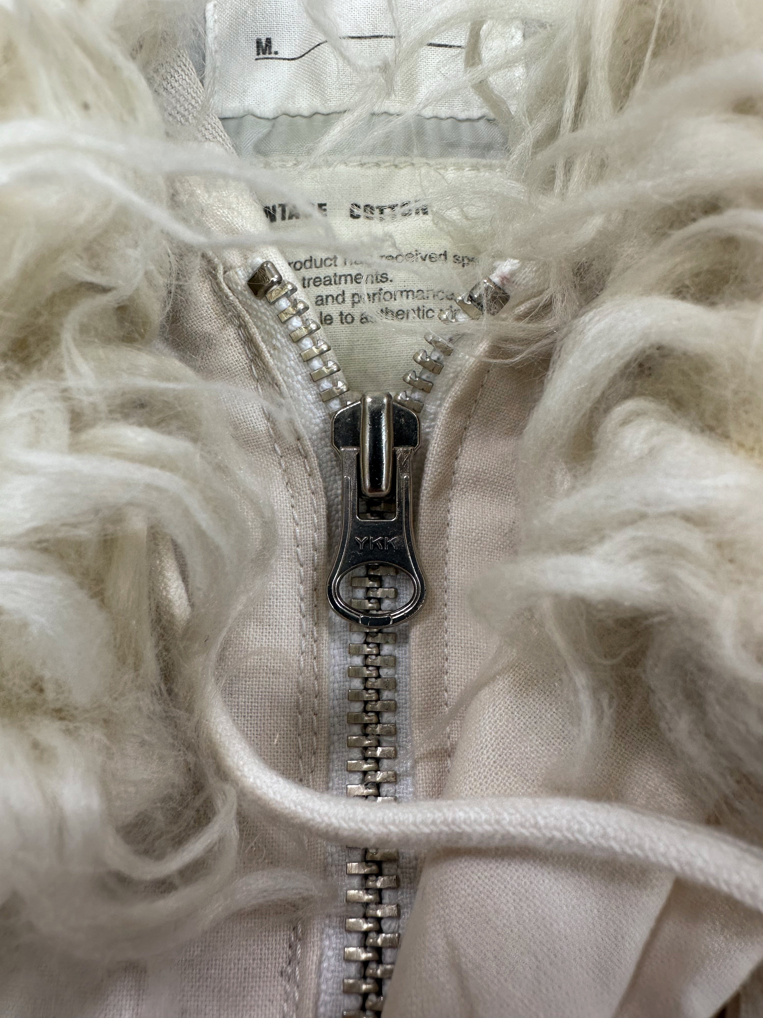 AW99 Helmut Lang ‘Astro’ Fur Multi-zip Parachute Biker Jacket
