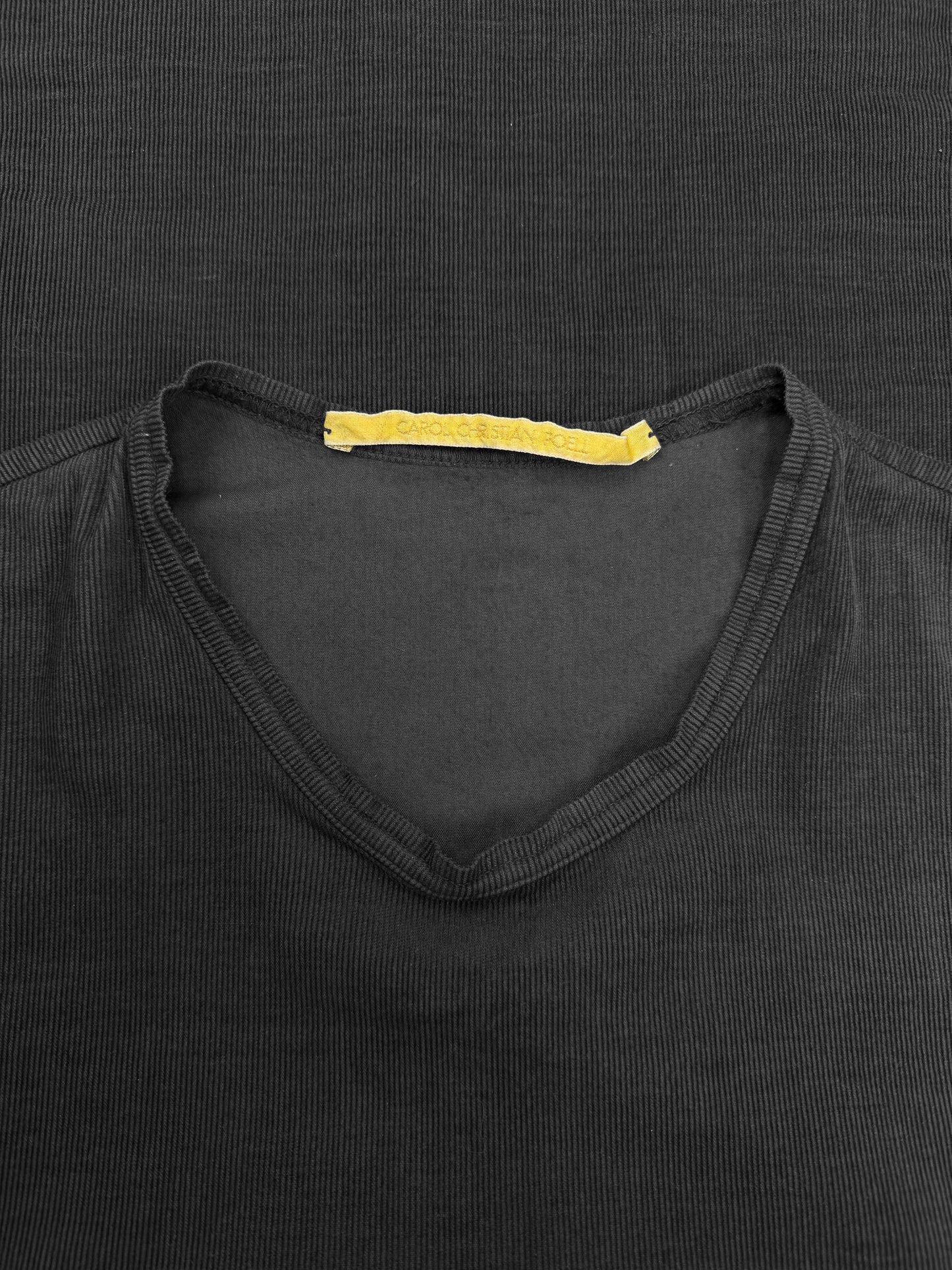 AW00 Carol Christian Poell Corduroy Ribbed Sleeveless Tank Top