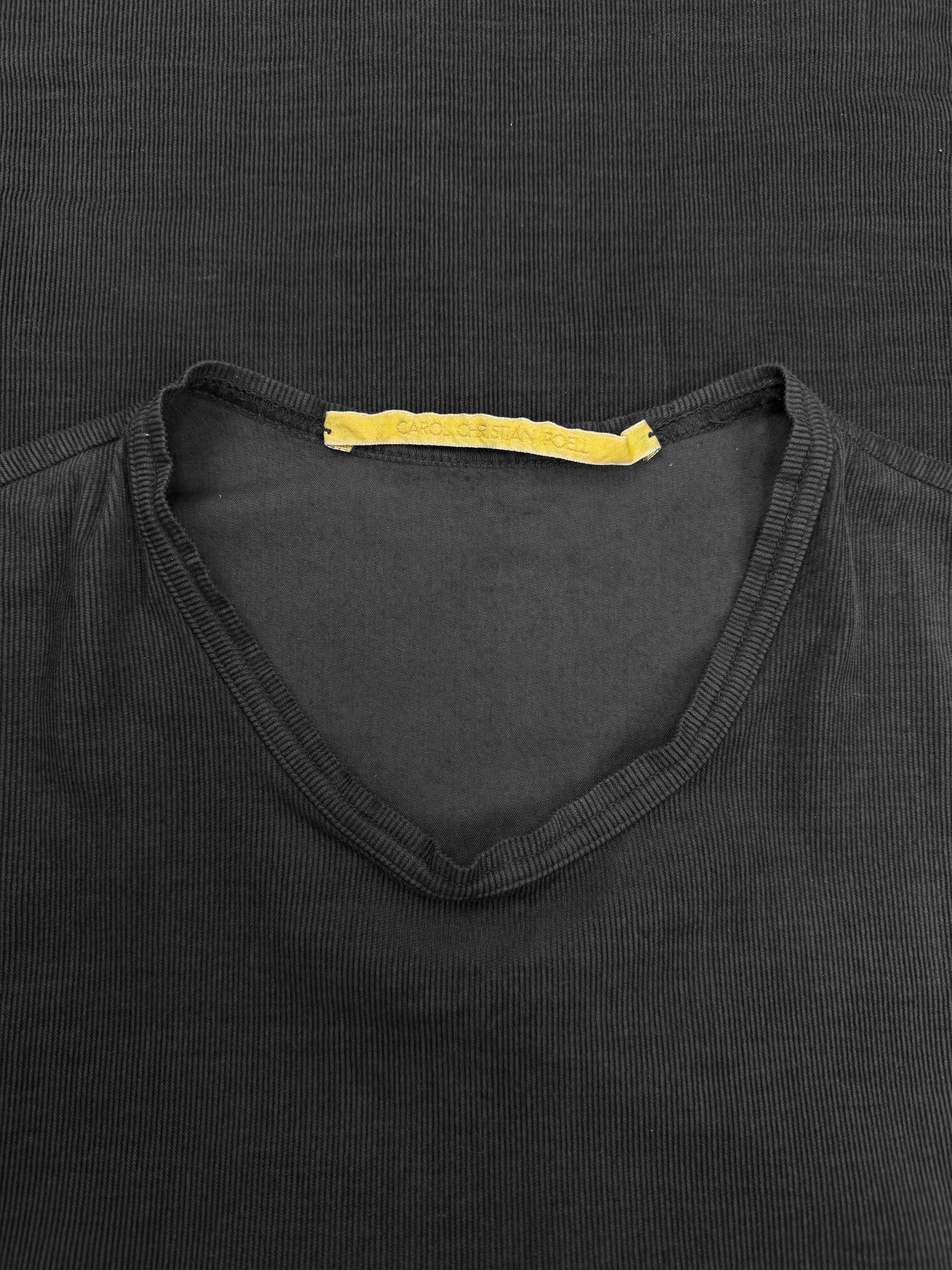 AW00 Carol Christian Poell Corduroy Ribbed Sleeveless Tank Top