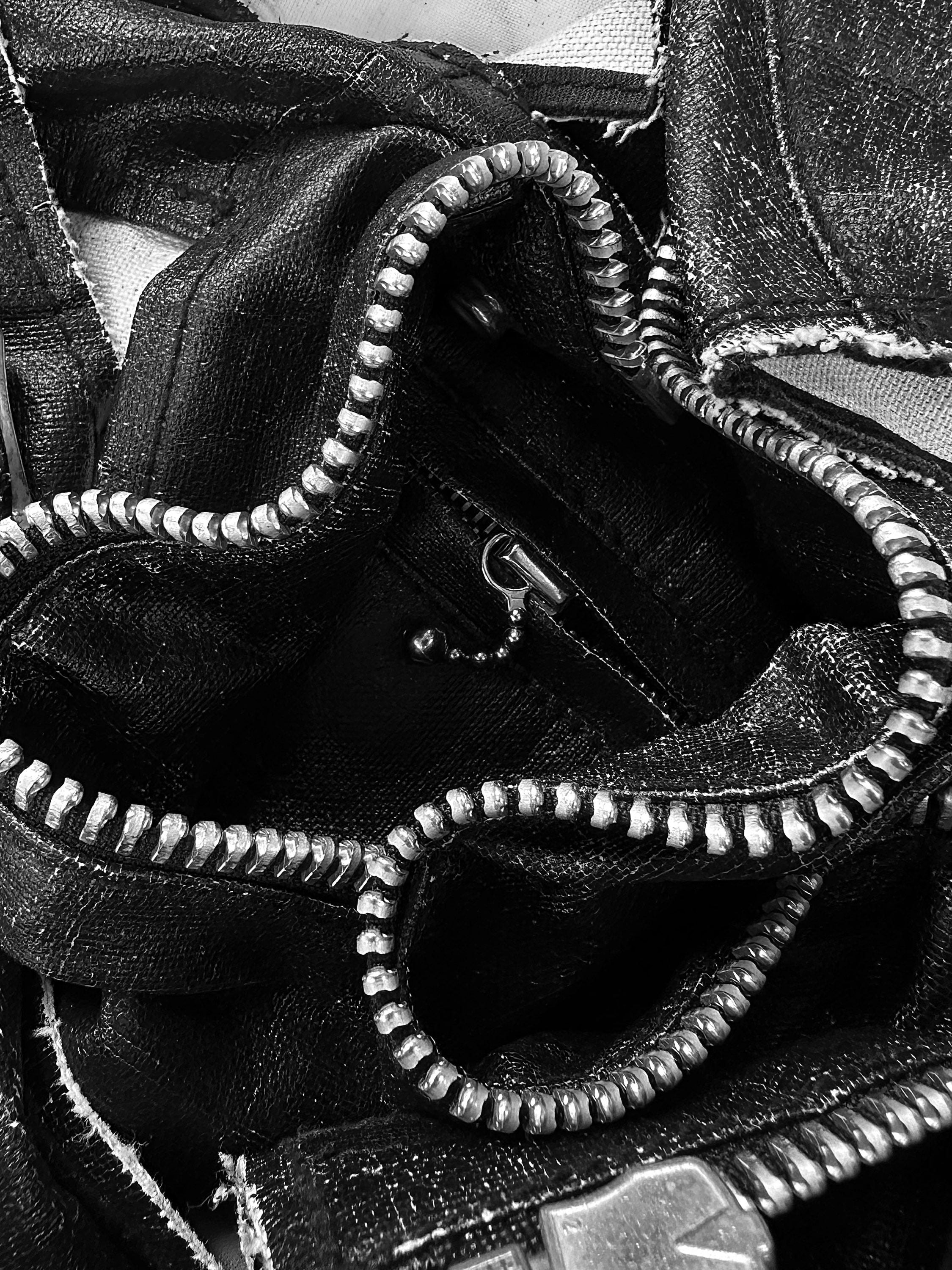 AW02 Junya Watanabe Painted Bejewelled ‘Skull &amp; Crossbones’ Vest