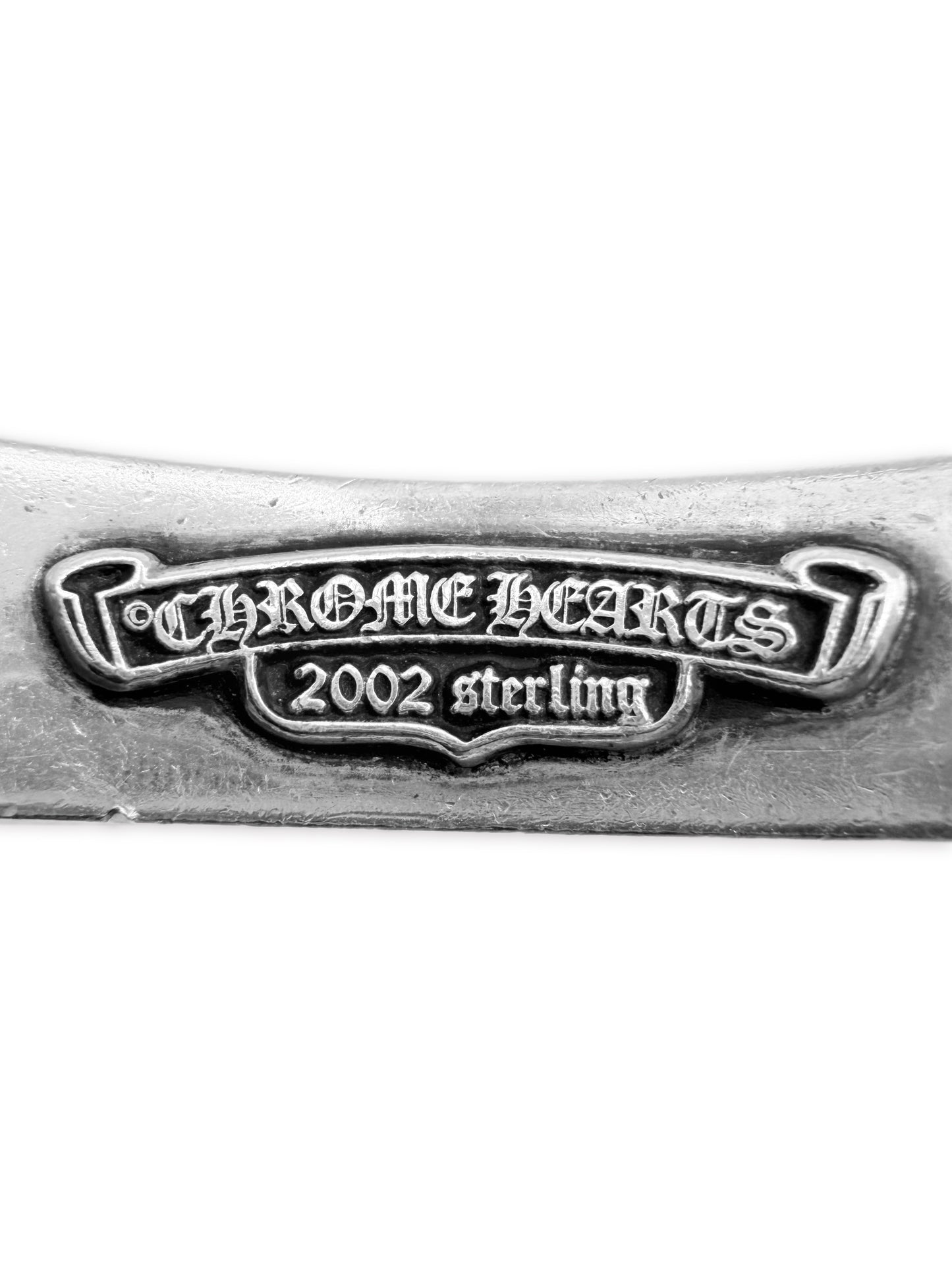 Chrome Hearts Rolling Stones ID Tongue & Lips .925 Cuban Link Bracelet
