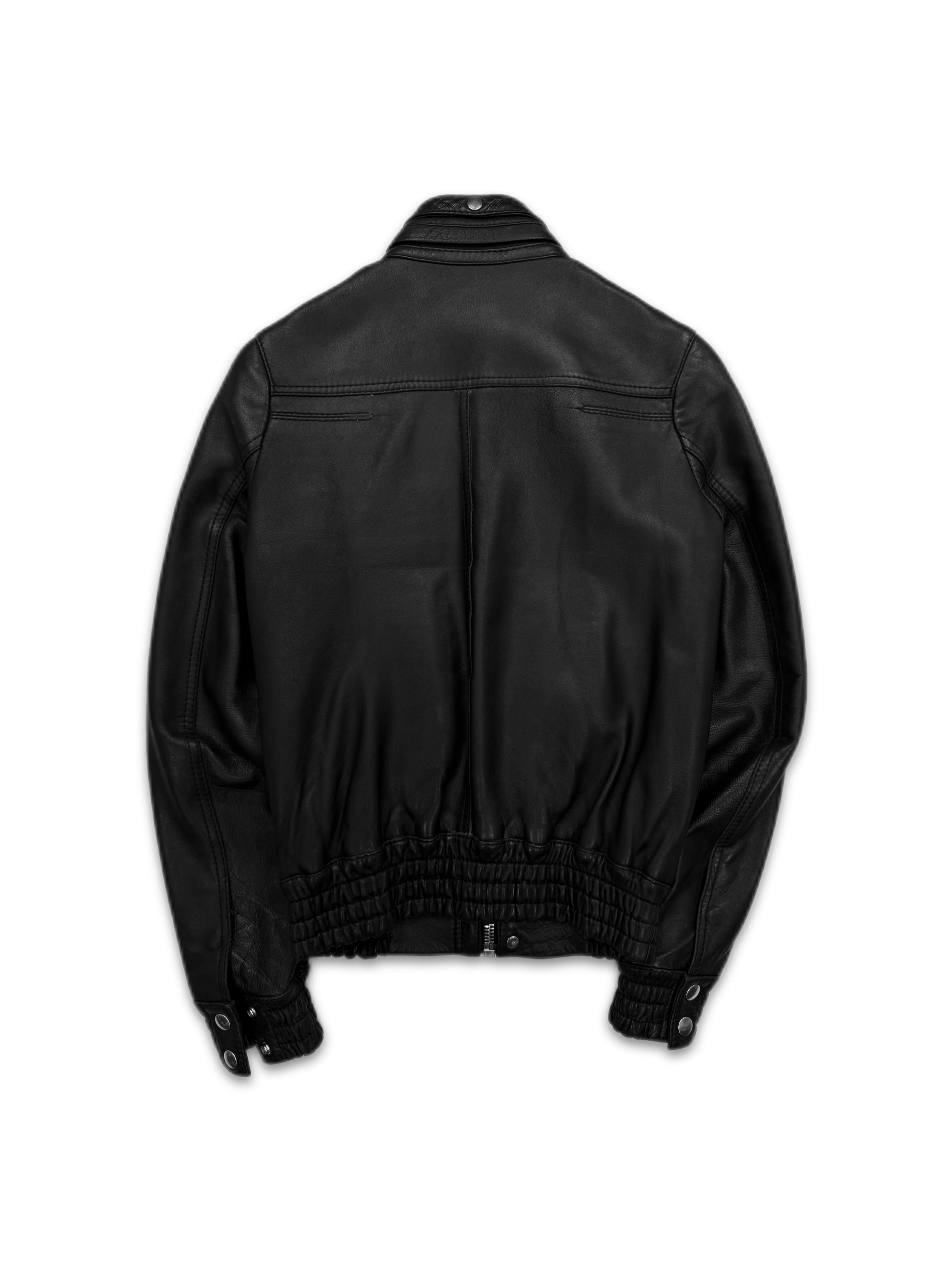 AW08 Dior Black Leather Multi Pocket Riders Jacket