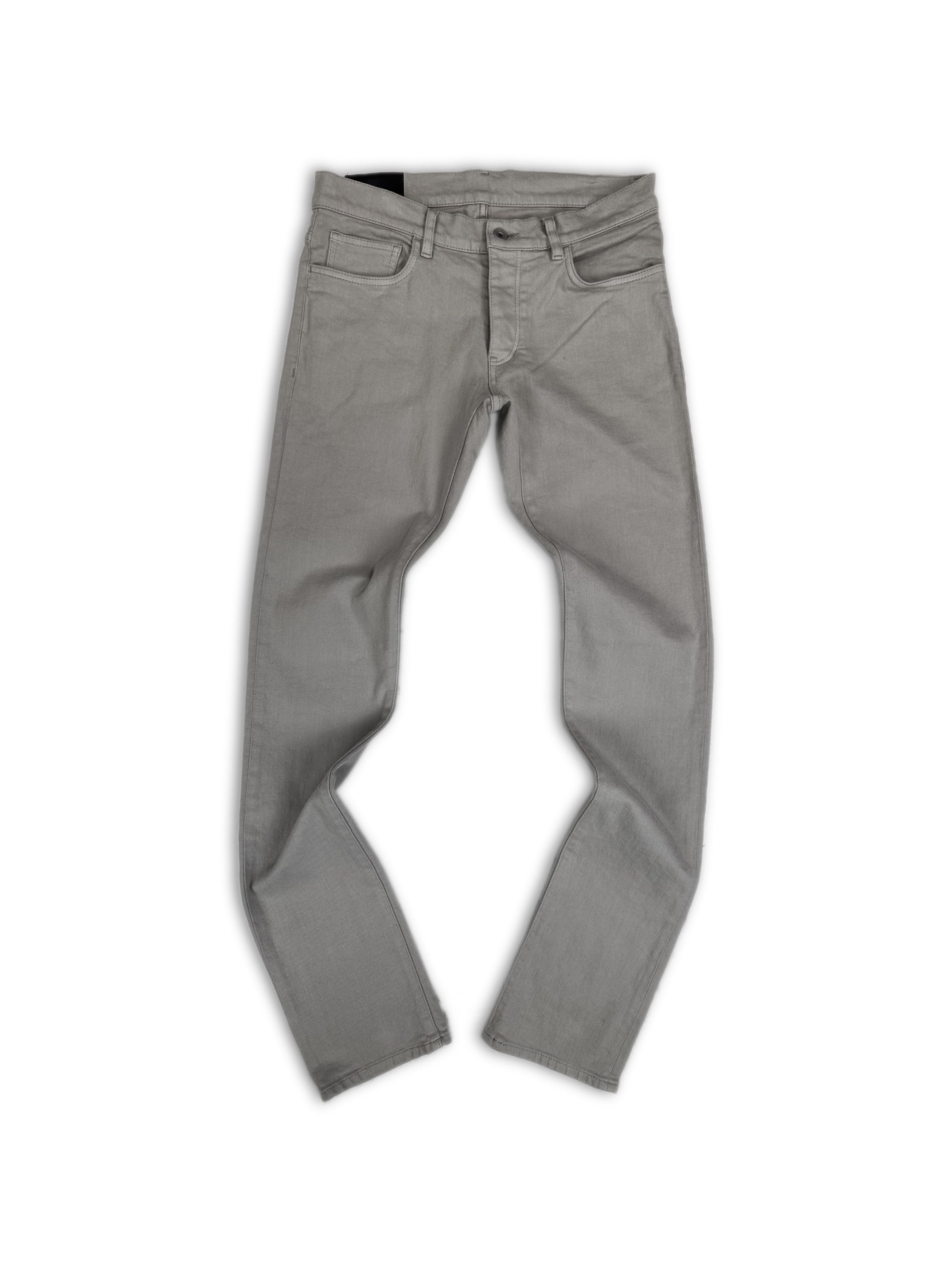 00s Attatchement Grey ‘5 Pocket’ Slim Cut Stacked Denim