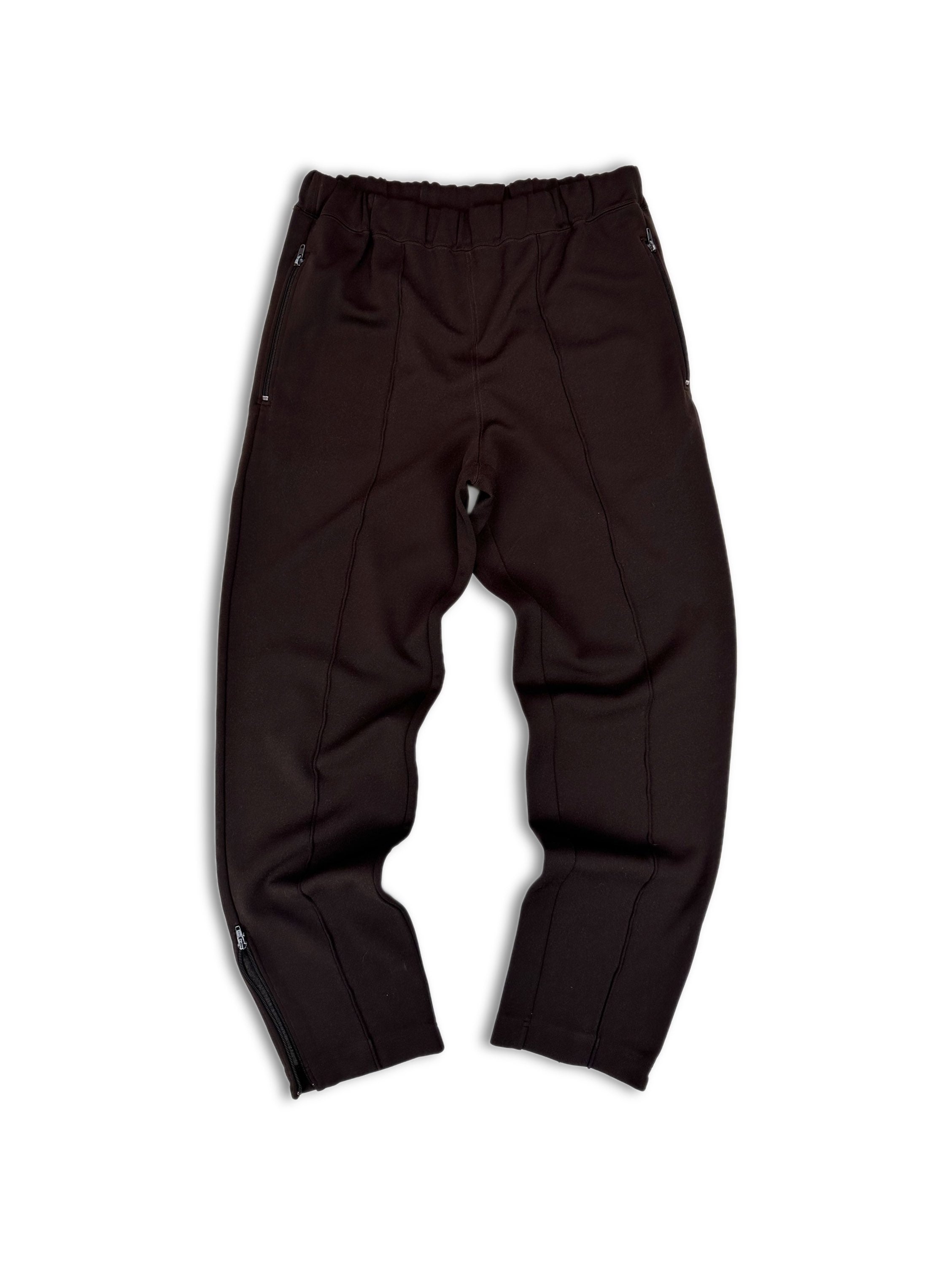 00s Comme des Garçons Homme Plus Brown Flared Track Pants
