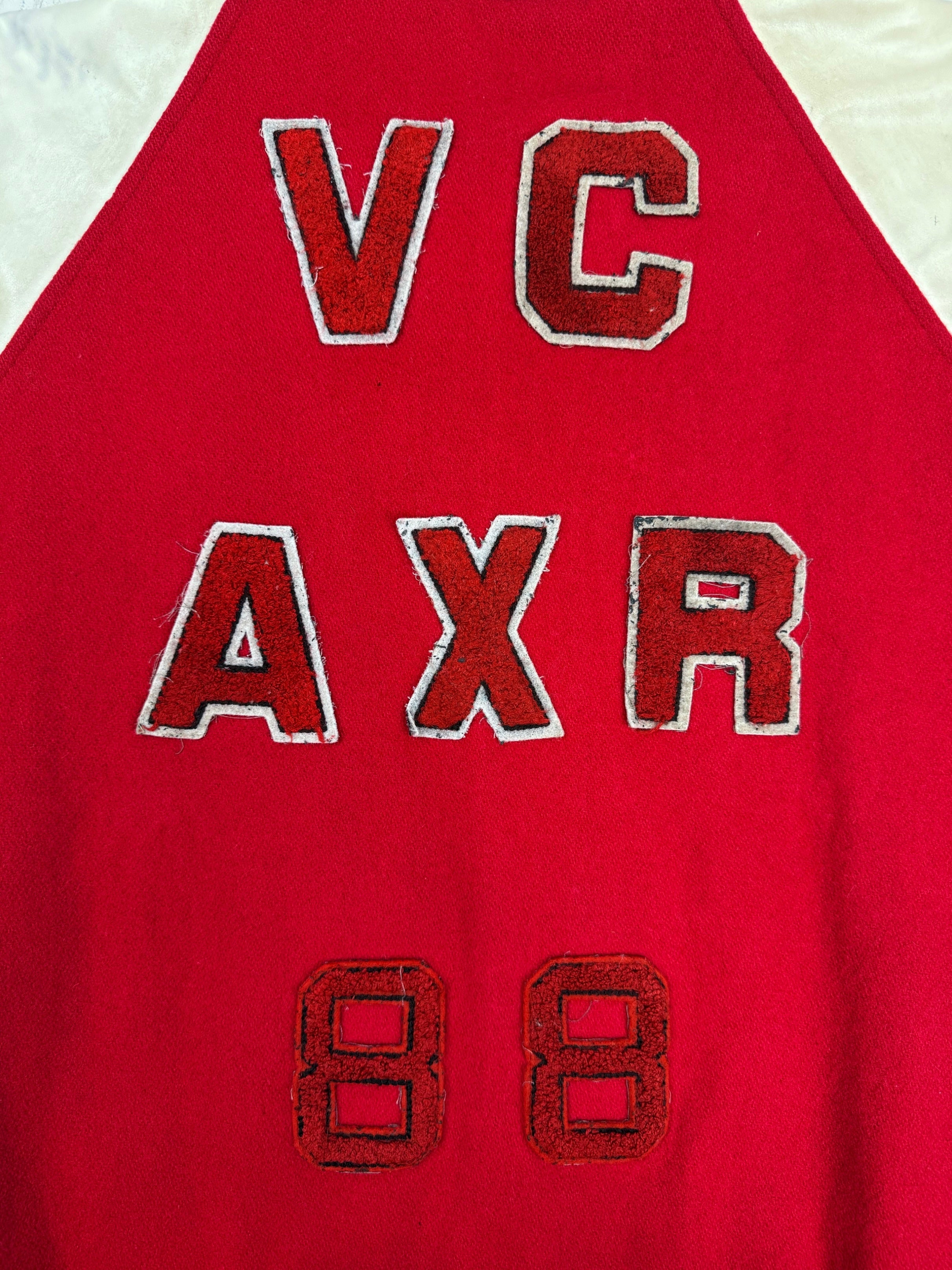 AW02 Raf Simons ‘Virginia Creeper’ Chenille Patch Varsity Jacket