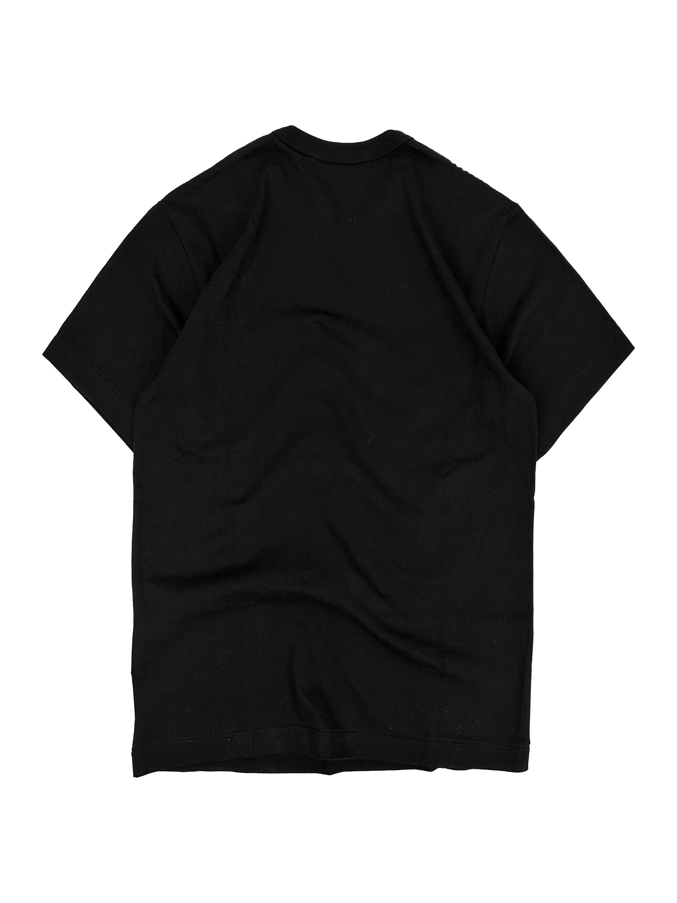 00s Comme des Garçons ‘Shhh…’ Black Slogan T-Shirt