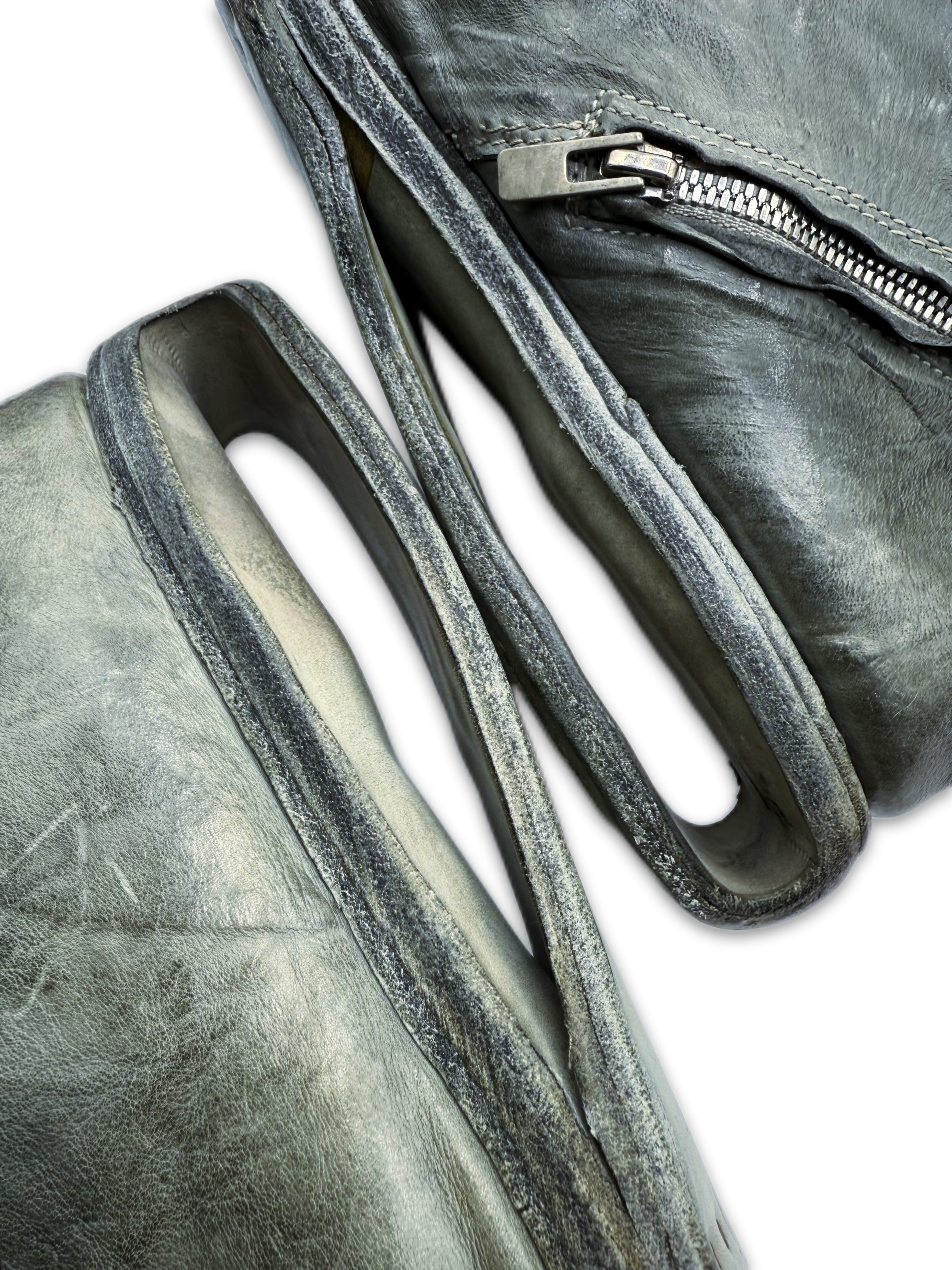 Carol Christian Poell ‘Prosthetic’ Tornado Zip Leather Boots