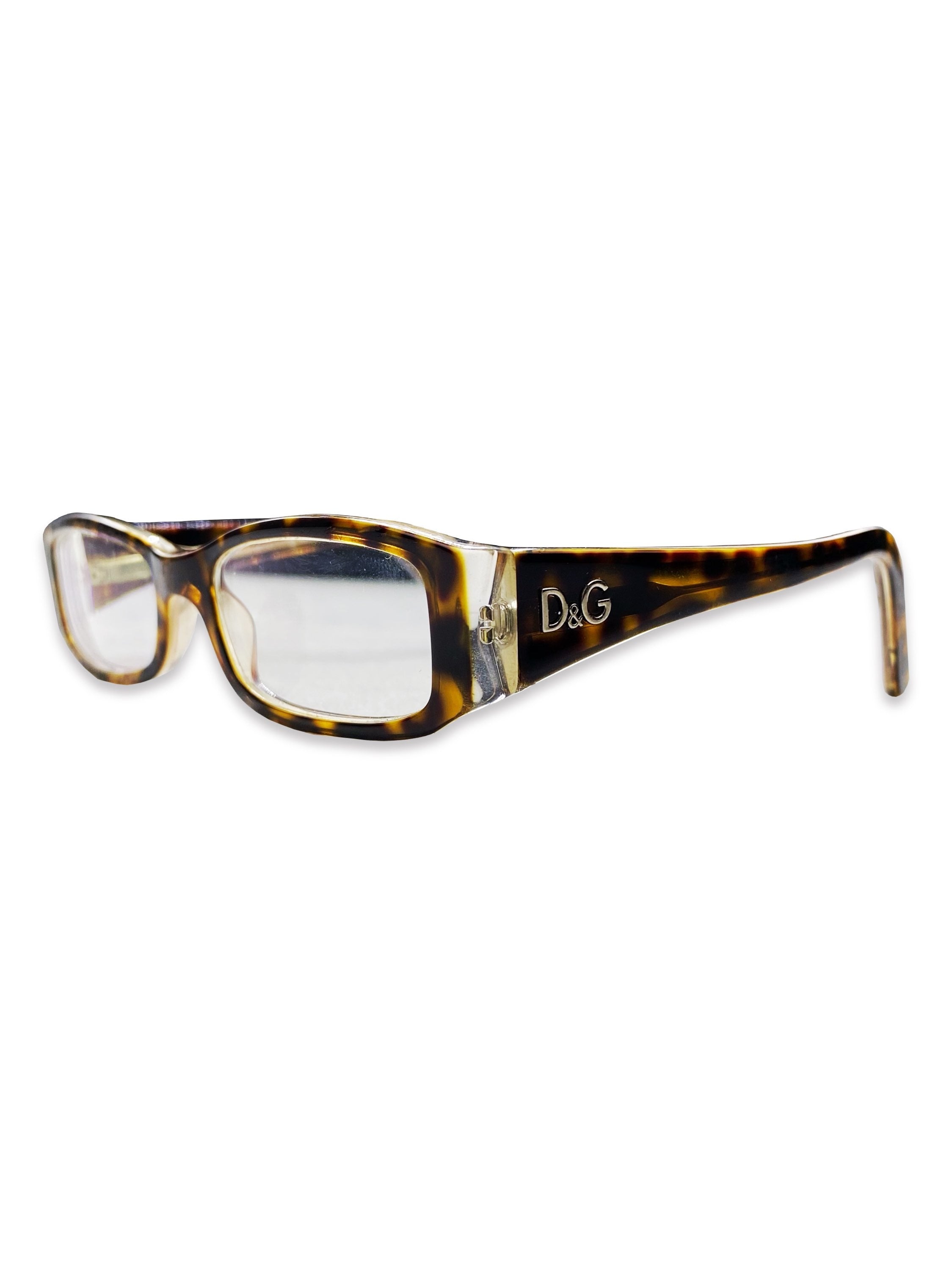 Dolce &amp; Gabbana Ombré Metallic Glasses Frames