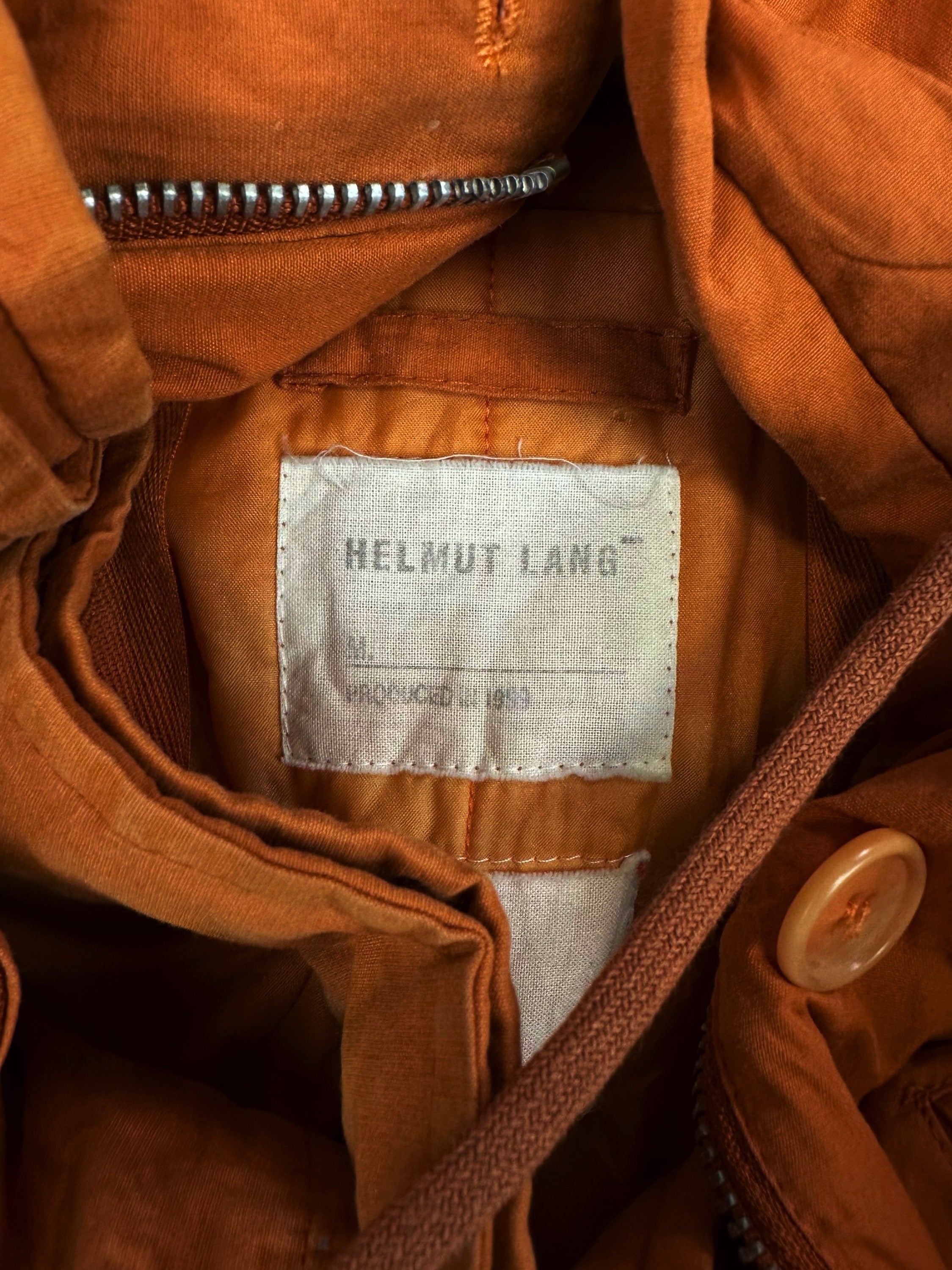 AW99 Helmut Lang ‘Safety Orange’ Astro Trench Coat