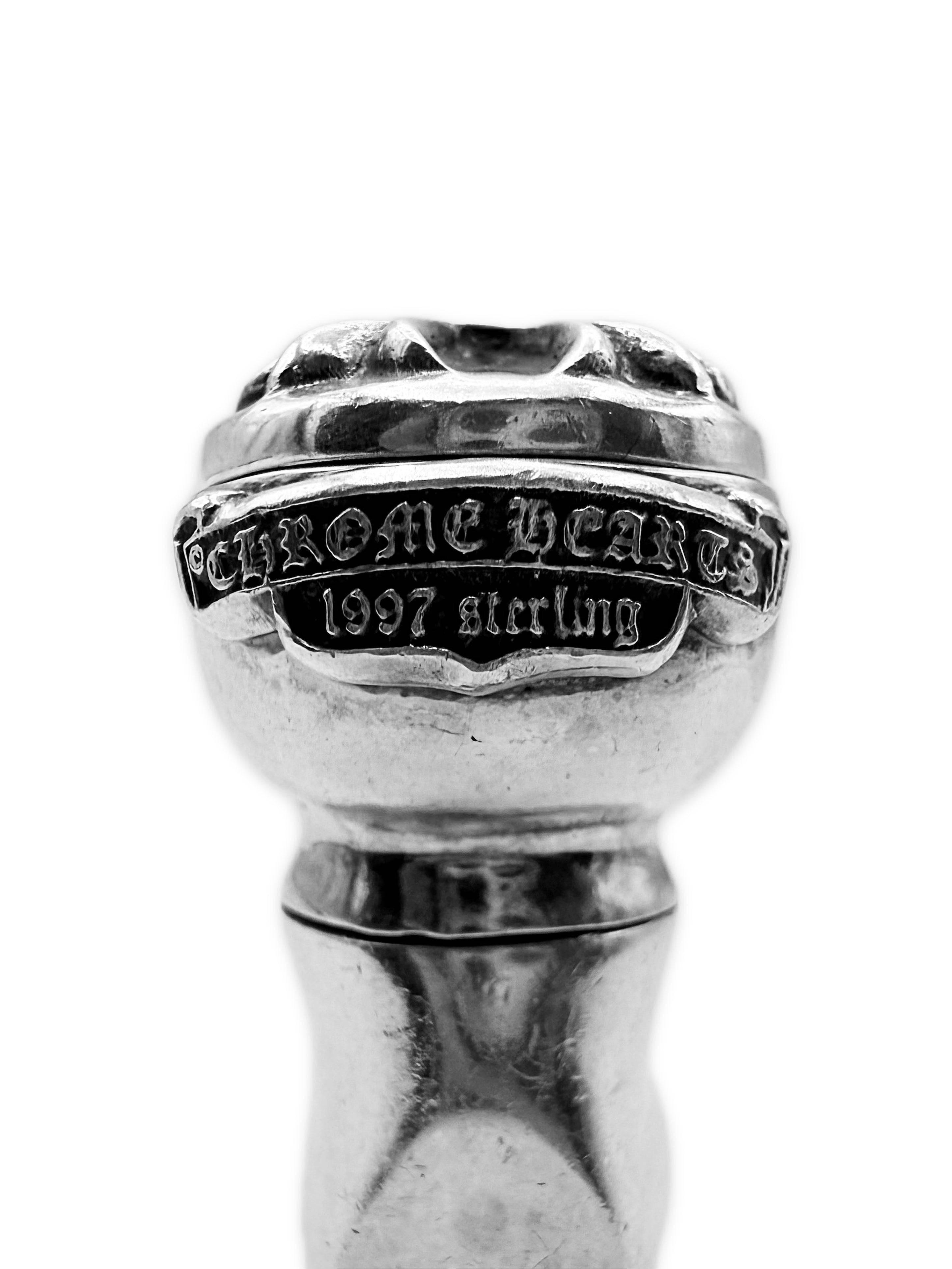 Chrome Hearts .925 Silver Dick / Penis Tobacco Pipe