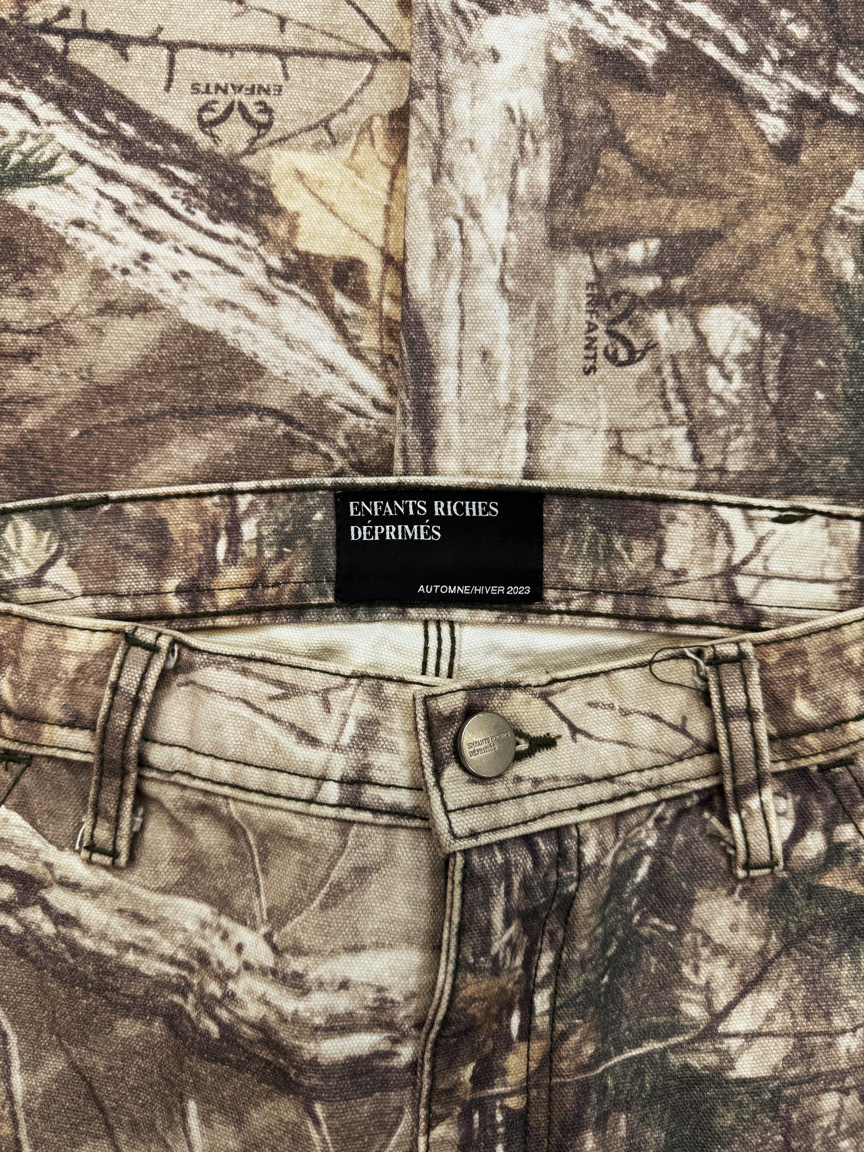 AW23 Enfants Riches Deprimes ‘Real Tree’ Camouflage Carpenter Pants