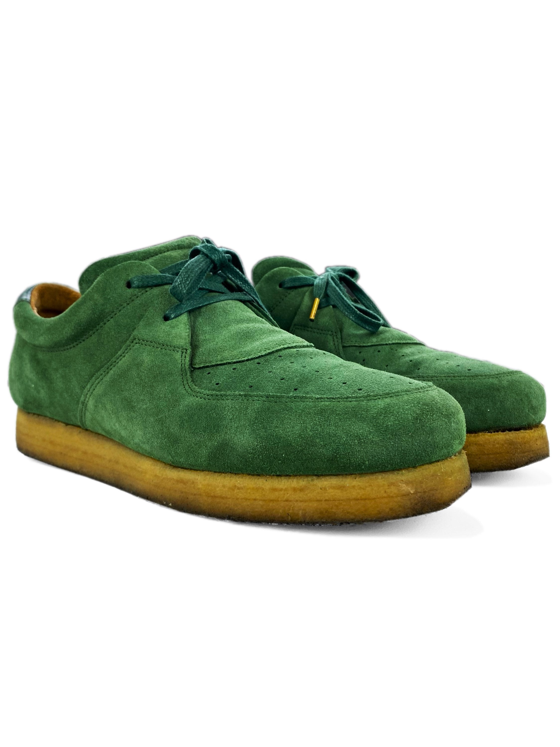 Aimé Leon Dore Pine Green Suede Loafers