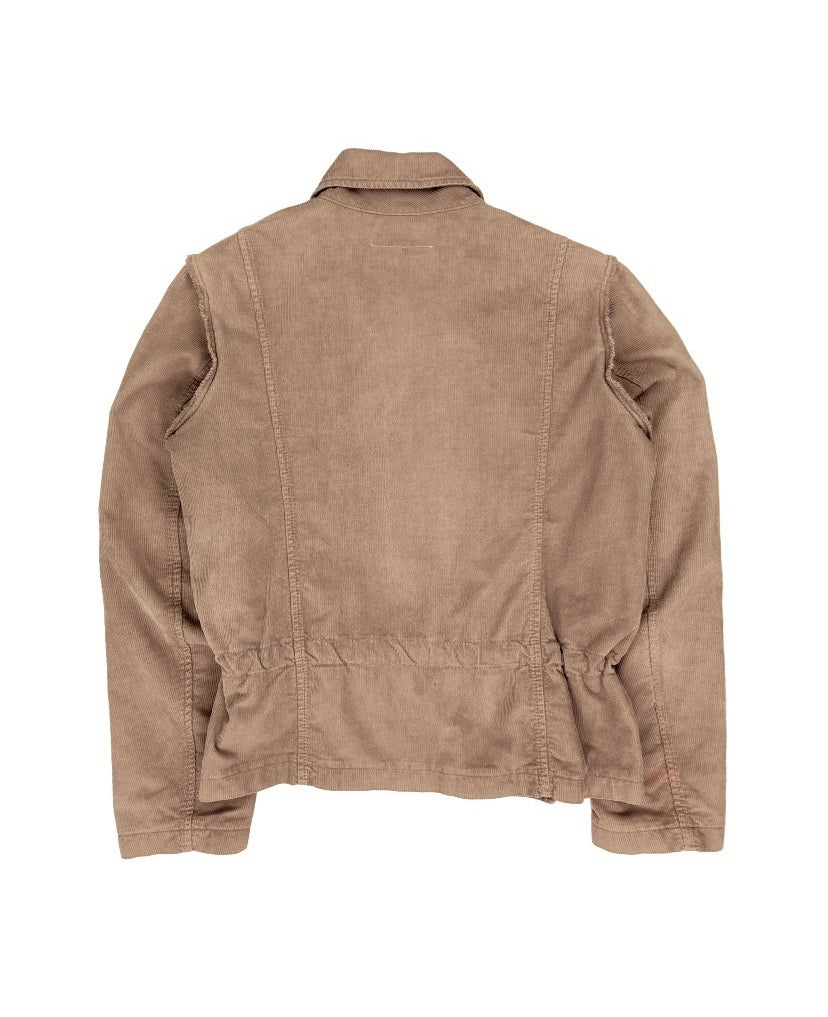Margiela MM6 Corduroy Layered Multi Collar Biker Jacket