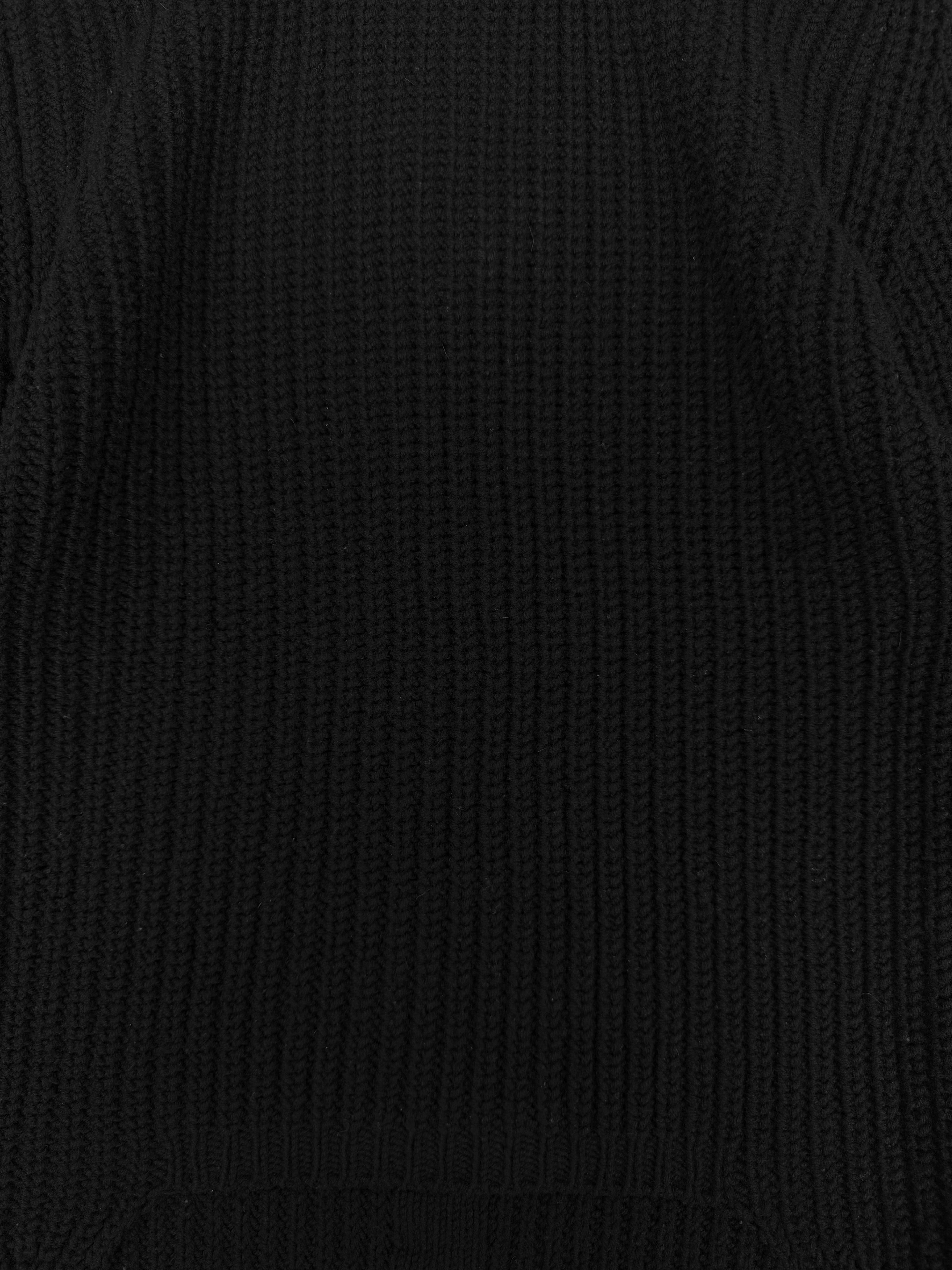 AW15 Rick Owens ‘Sphinx’ Black Heavyweight Knitted Seeater
