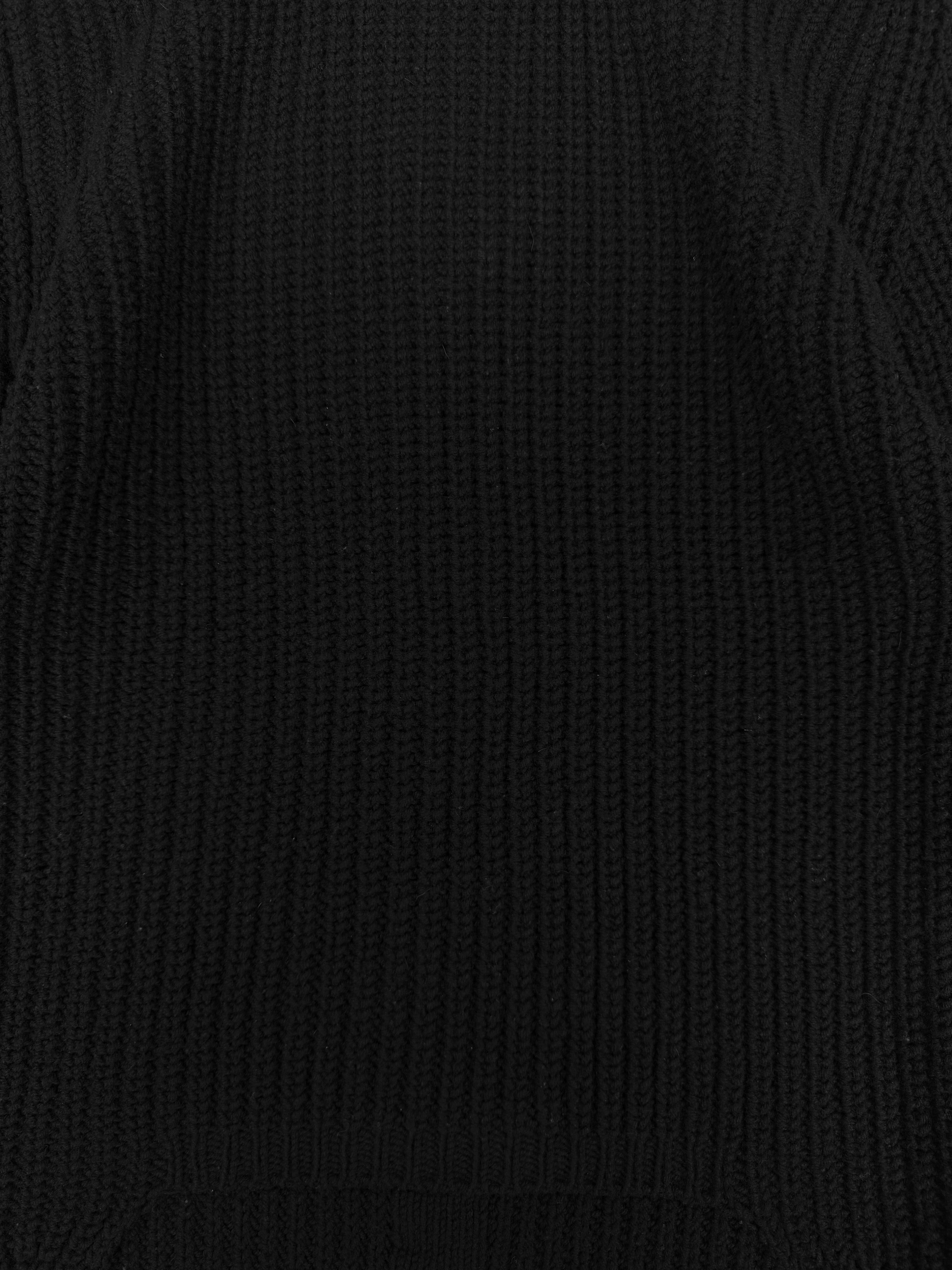 AW15 Rick Owens ‘Sphinx’ Black Heavyweight Knitted Seeater