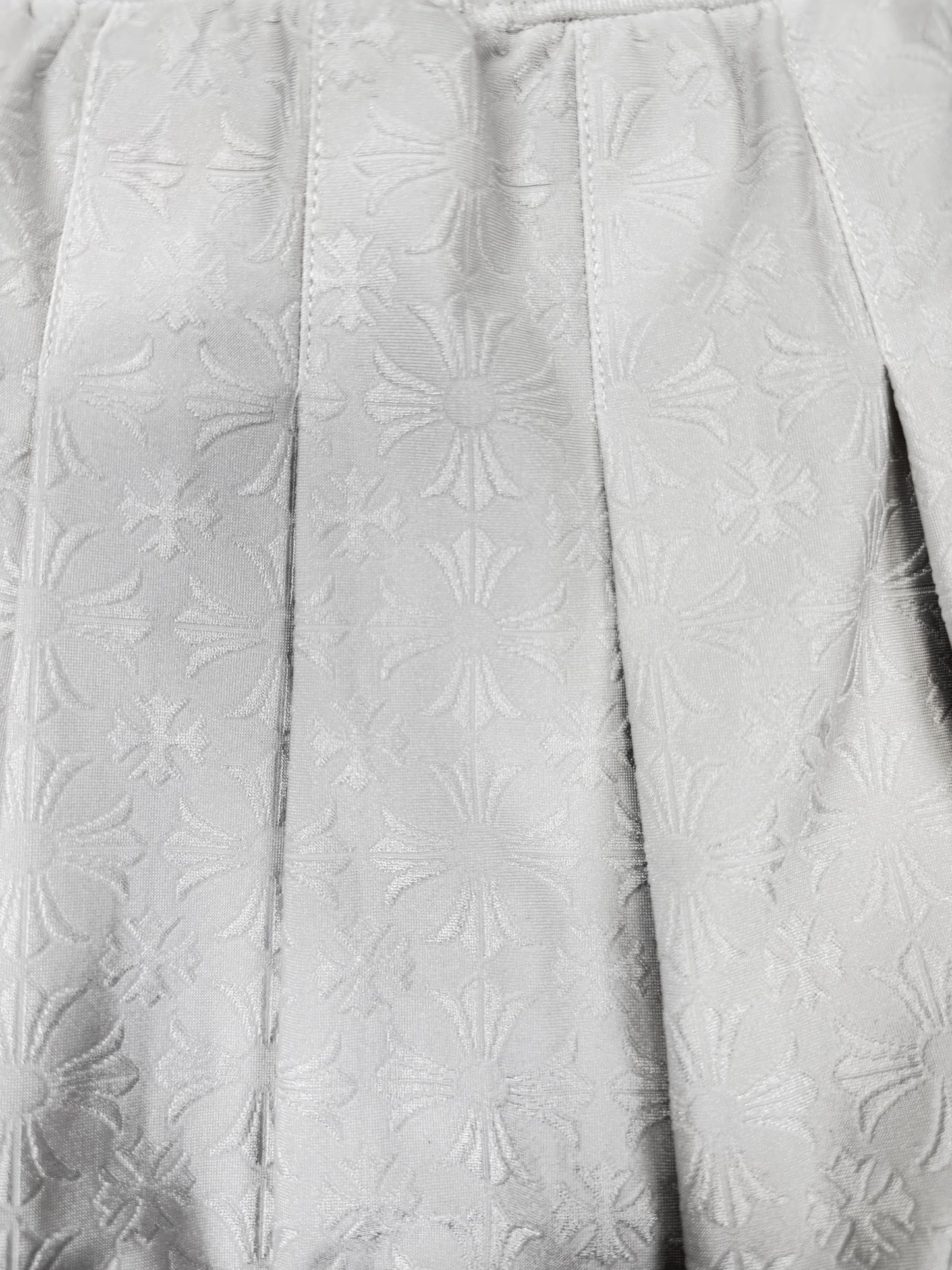 Chrome Hearts Pleated Plus Monogram Elasticated Tennis Skirt