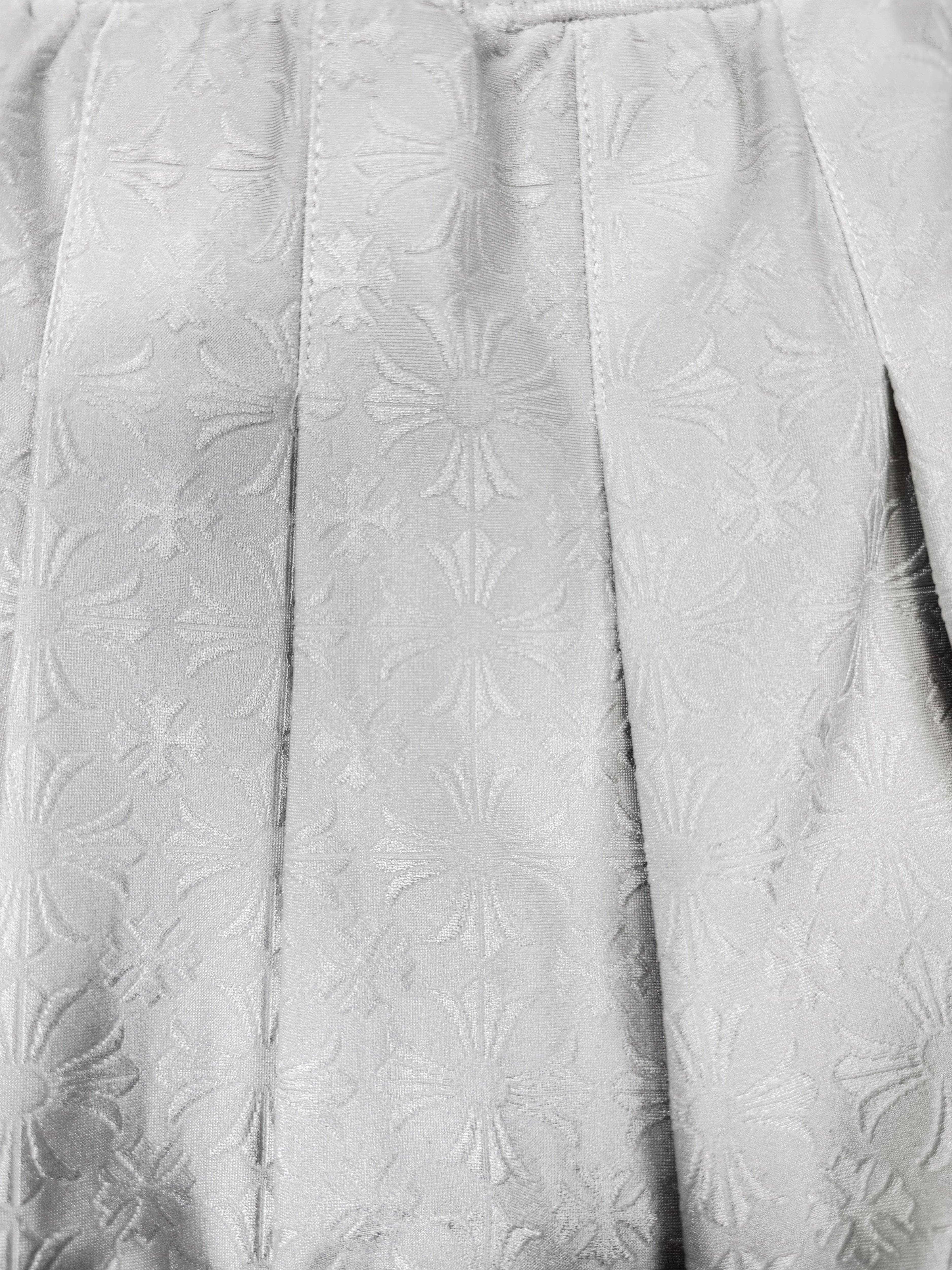 Chrome Hearts Pleated Plus Monogram Elasticated Tennis Skirt