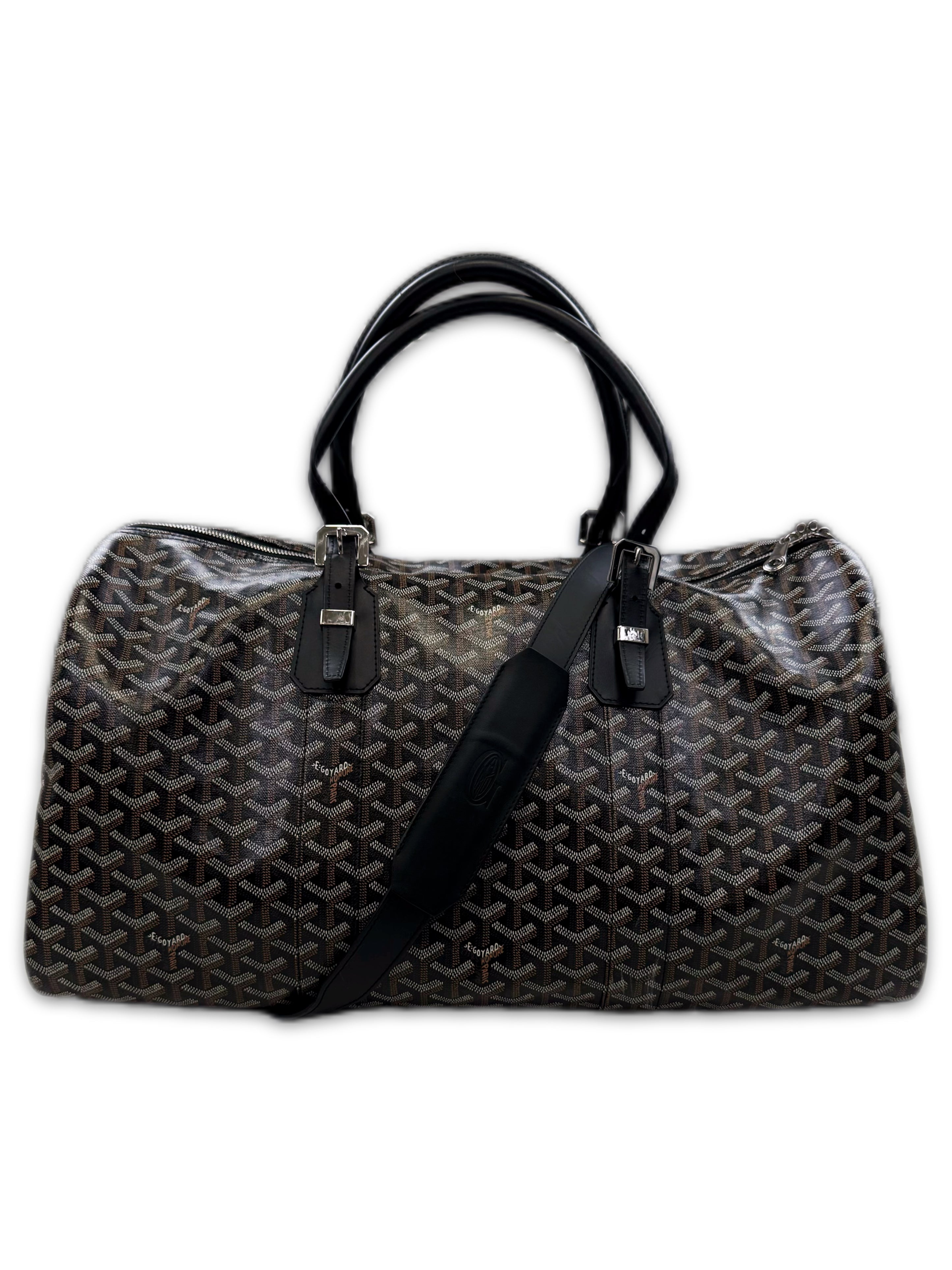 Goyard Croisiere 50 Goyardine Leather Duffle Bag