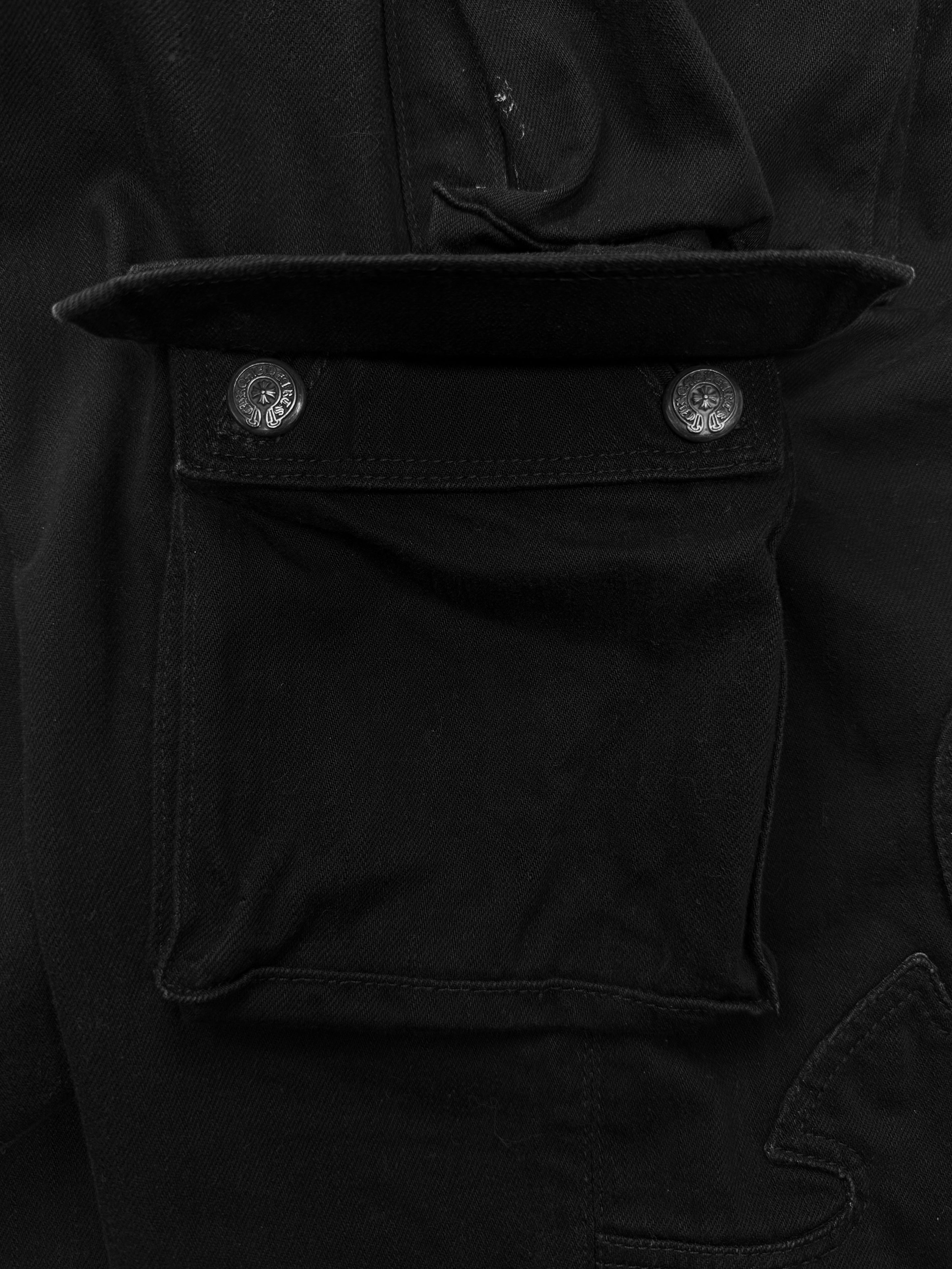 Chrome Hearts ‘Fatigue’ Baggy Multi Pocket Fleur Knee Cargo Pants