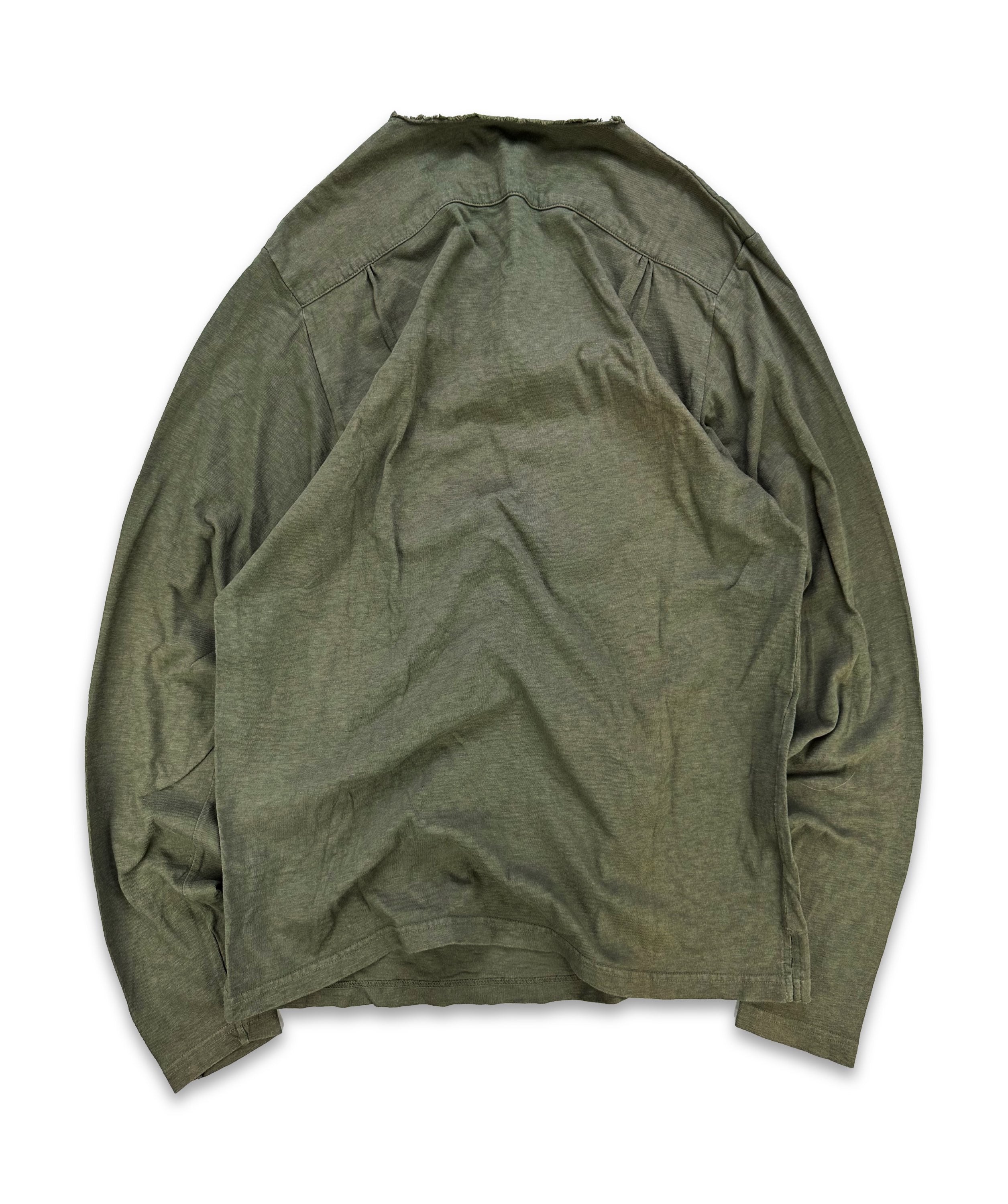 Kapital Olive Green Reinforced Long Sleeve Shirt