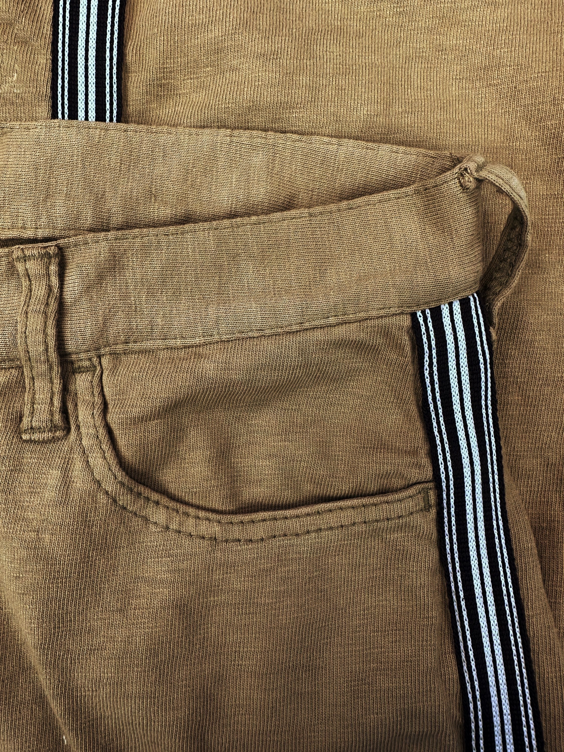 00s Comme des Garçons Homme ‘Striped’ Beige Denim