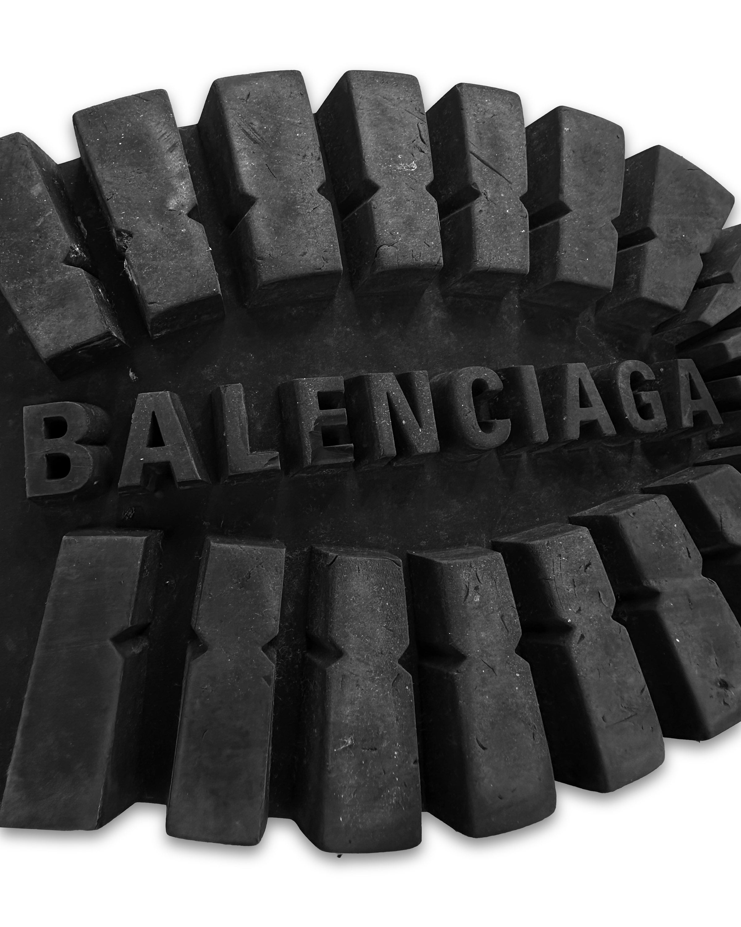 Balenciaga Canvas ‘Strike’ Black Hi-top Combat Boots