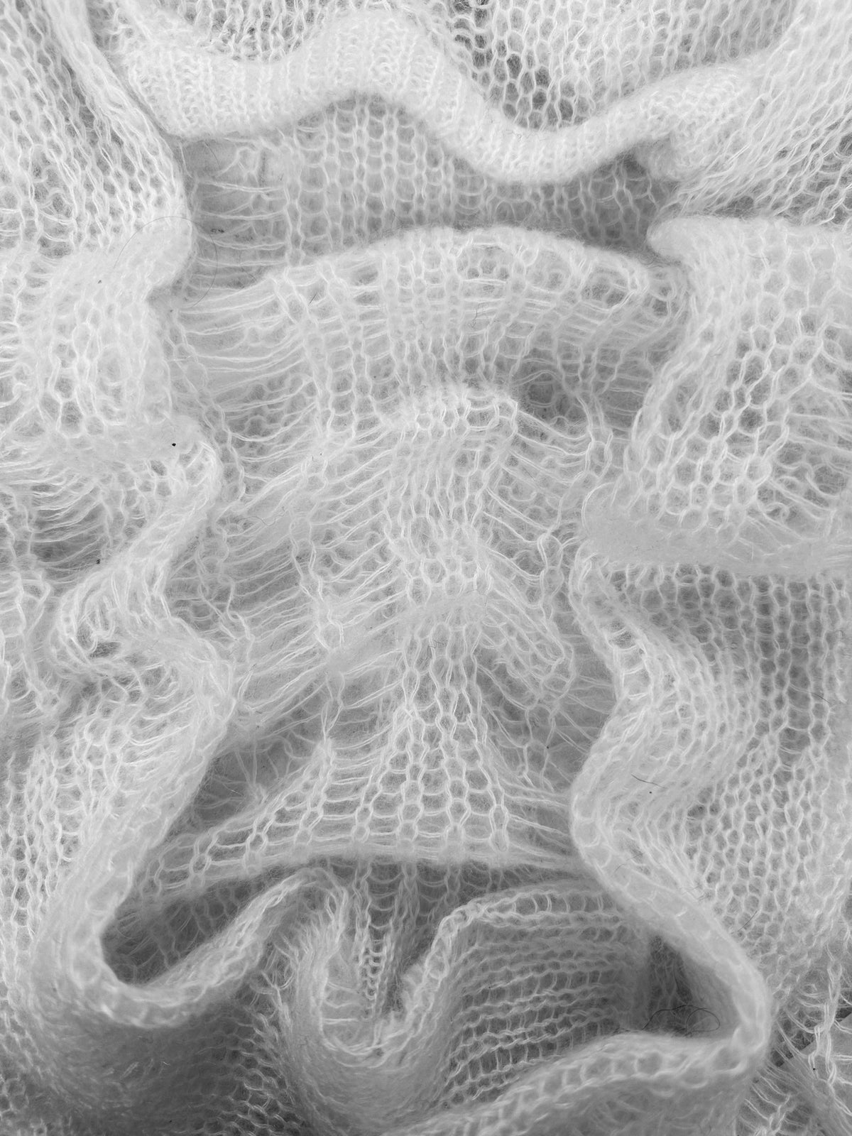 SS22 Rick Owens ‘Fogachine’ Loose Gauge Mohair Knit Sweater