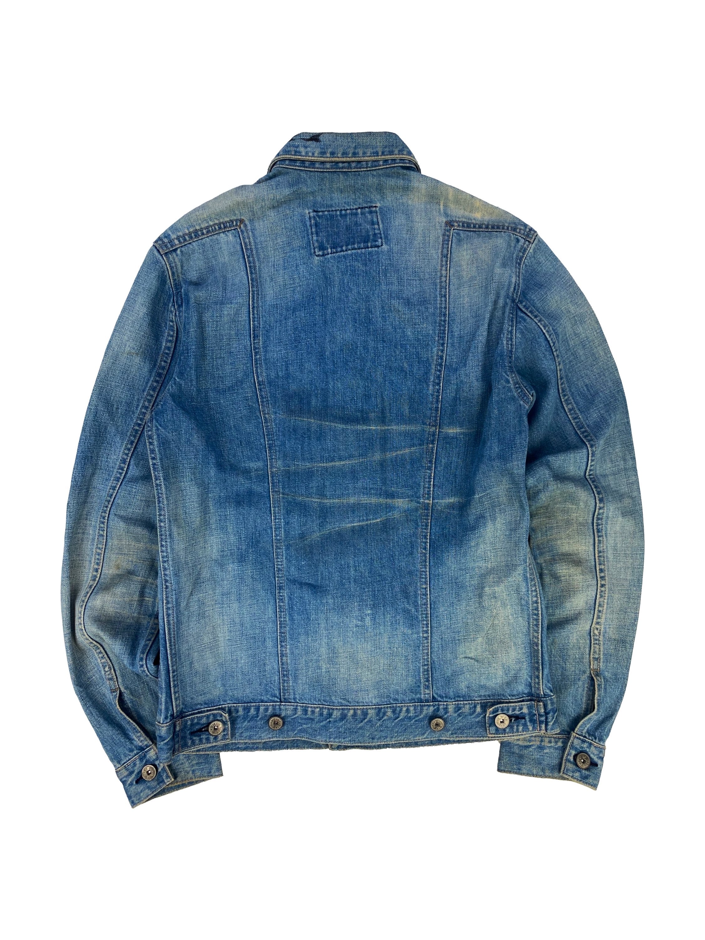 00s Marithe Francois Girbaud Light Wash Denim Jacket