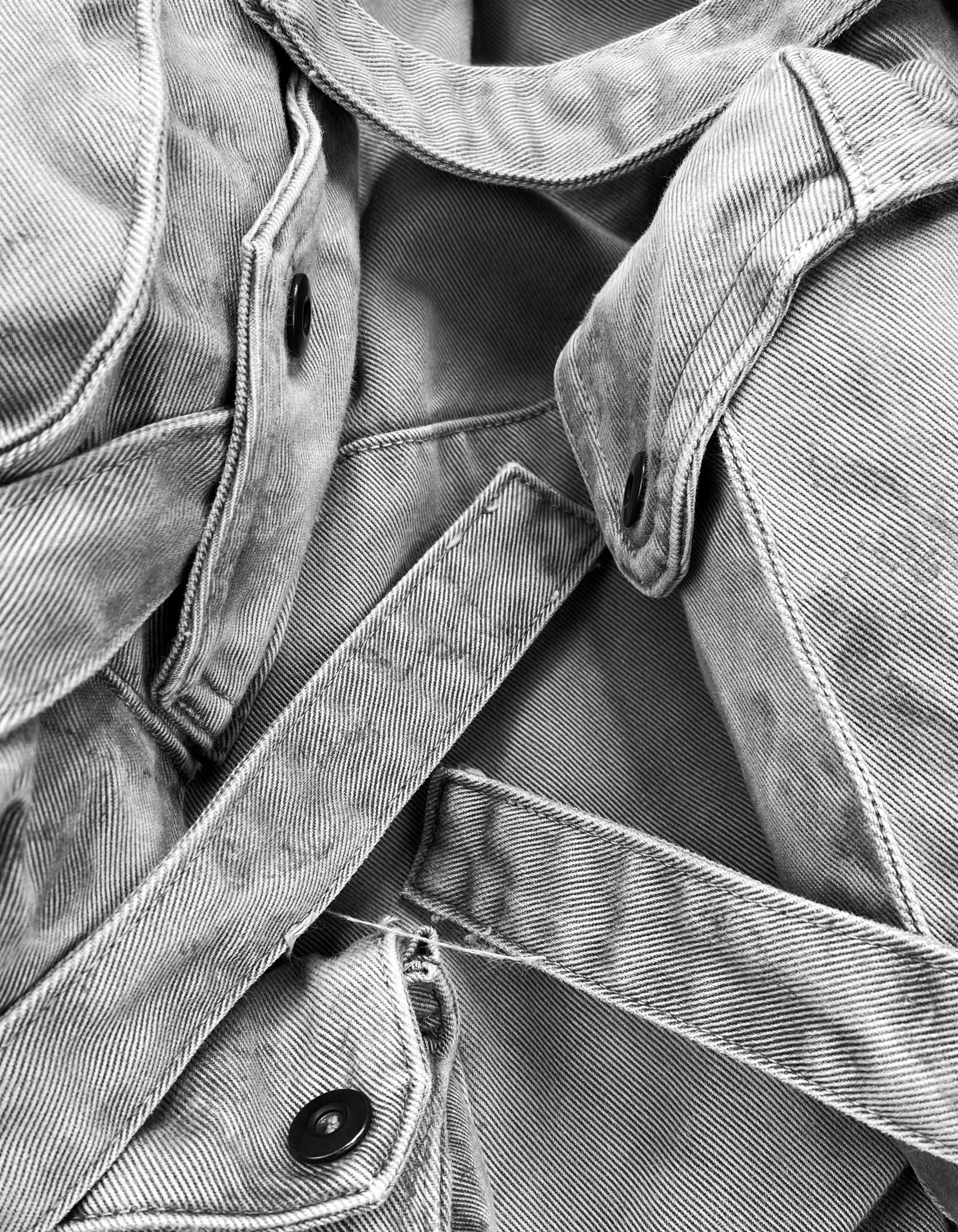 SS11 Julius Gas Mask Bondage Strap Washed Cargo Pants