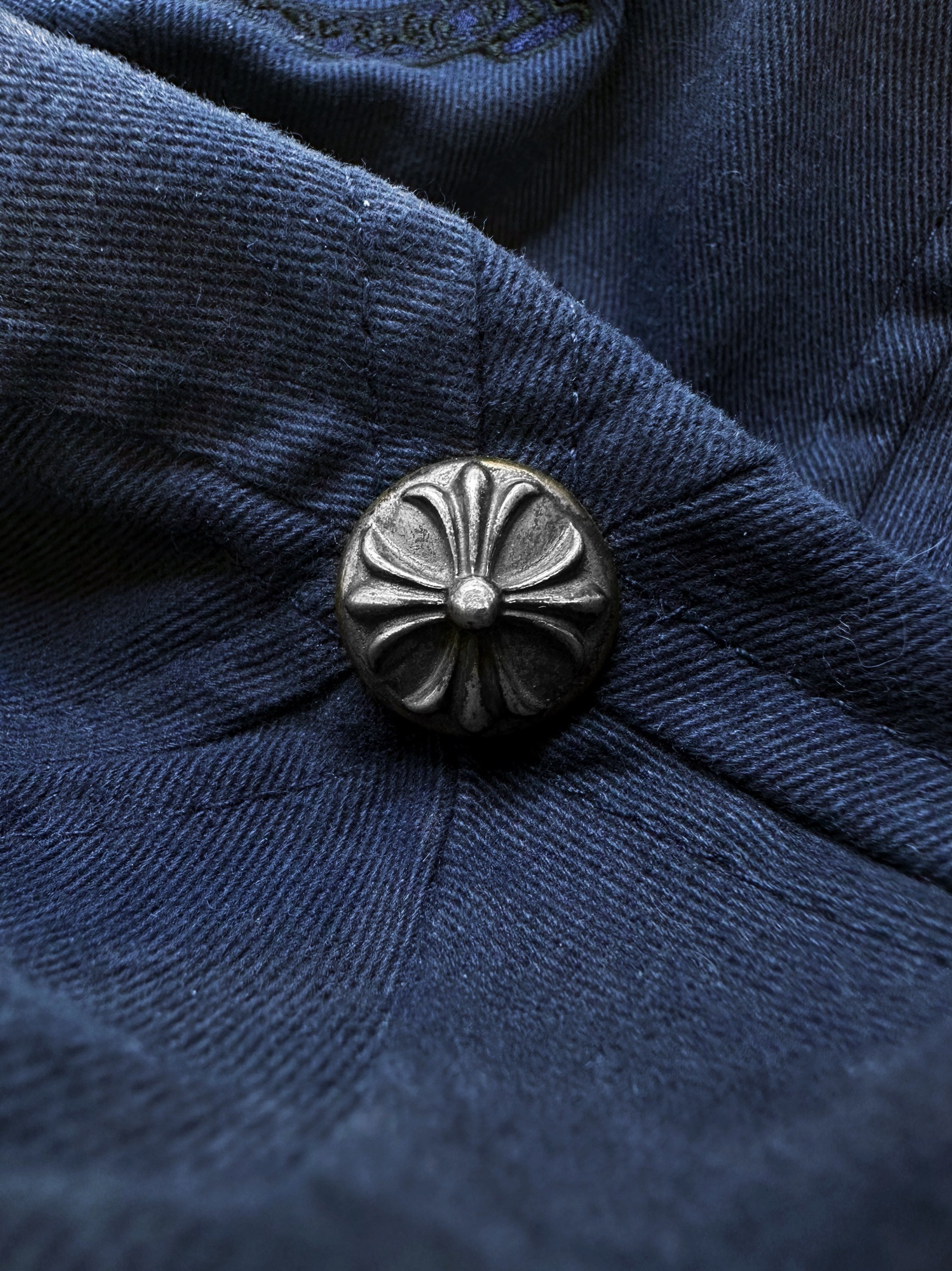 00s Chrome Hearts ‘Dagger’ Motif .925 Silver Snapback Hat