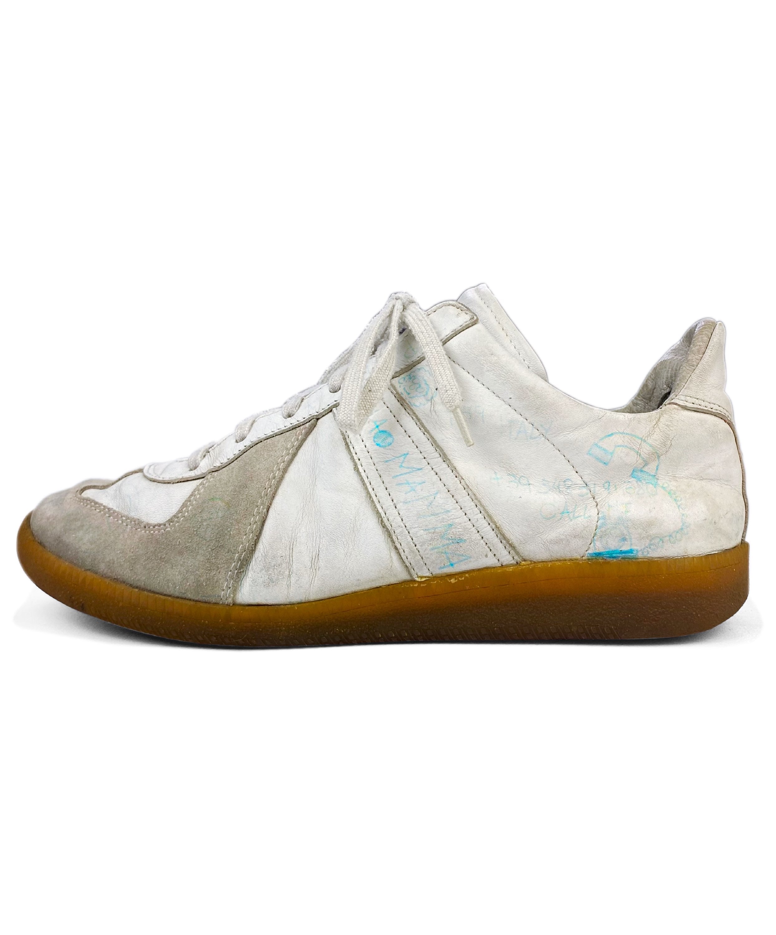 SS02 Maison Margiela ‘Graffiti’ 1/1 Artisanal GAT Sneakers