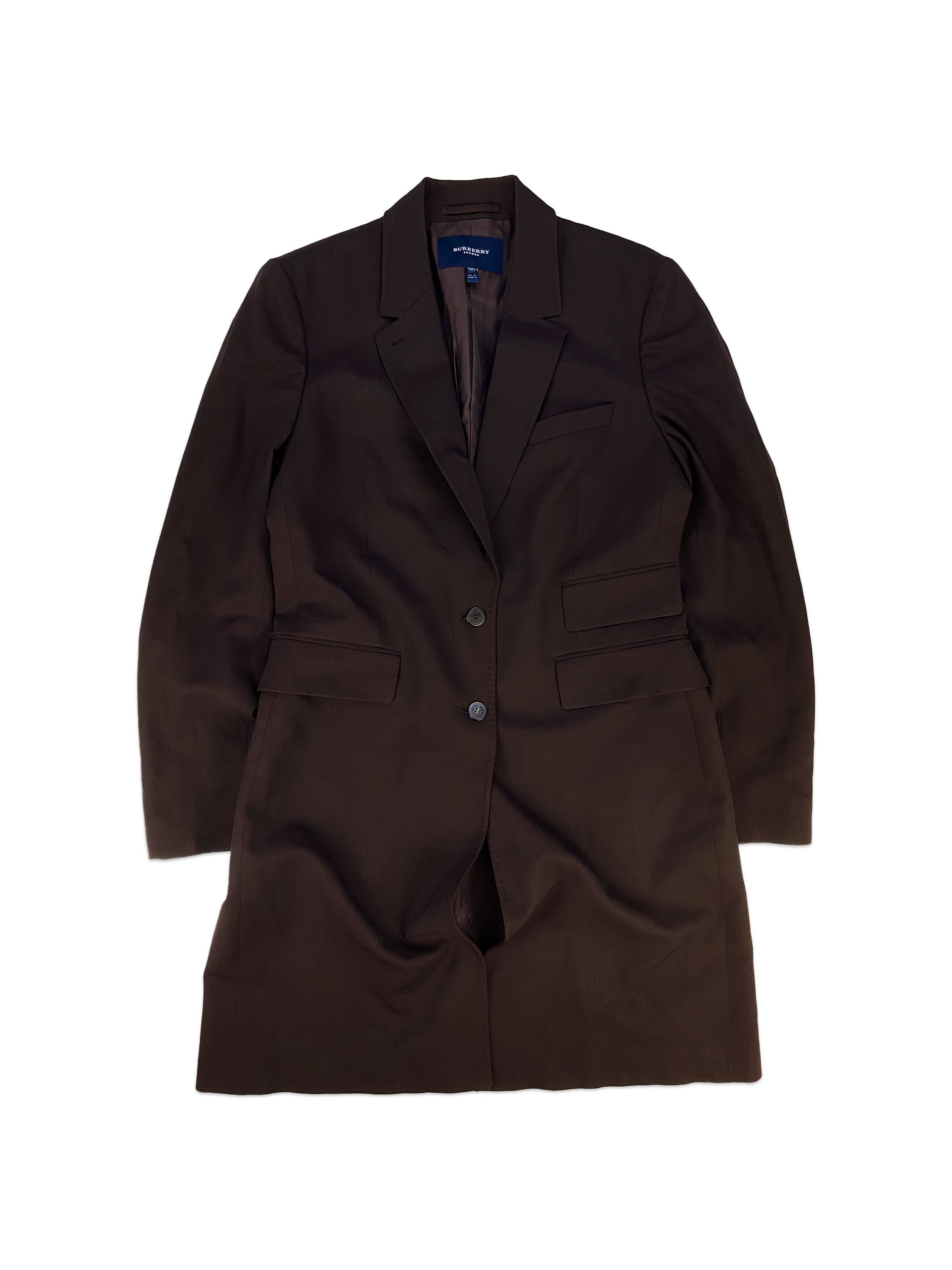 Burberry London Brown Full Length Trench Coat