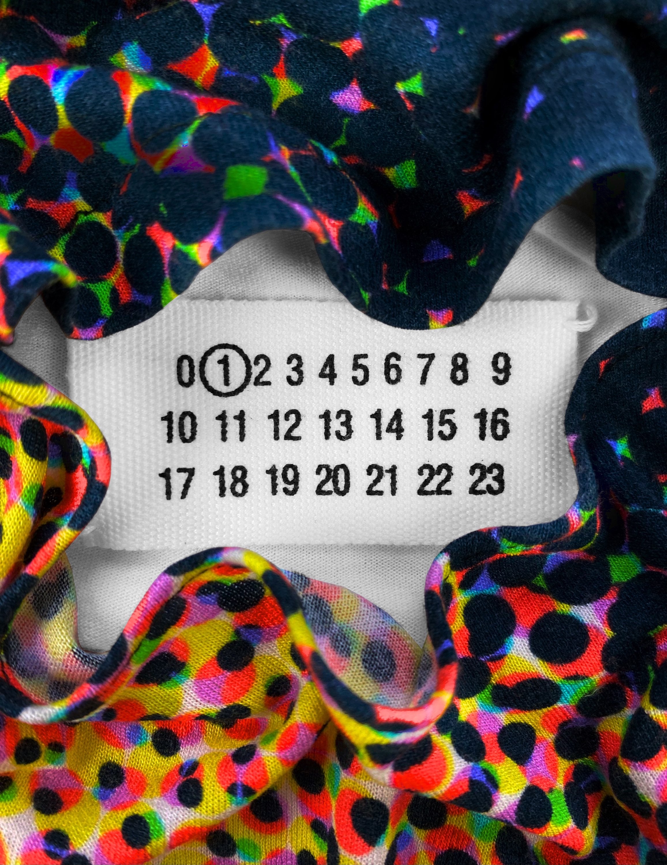 00s Maison Margiela ‘Face’ Pointillism Negative Longsleeve