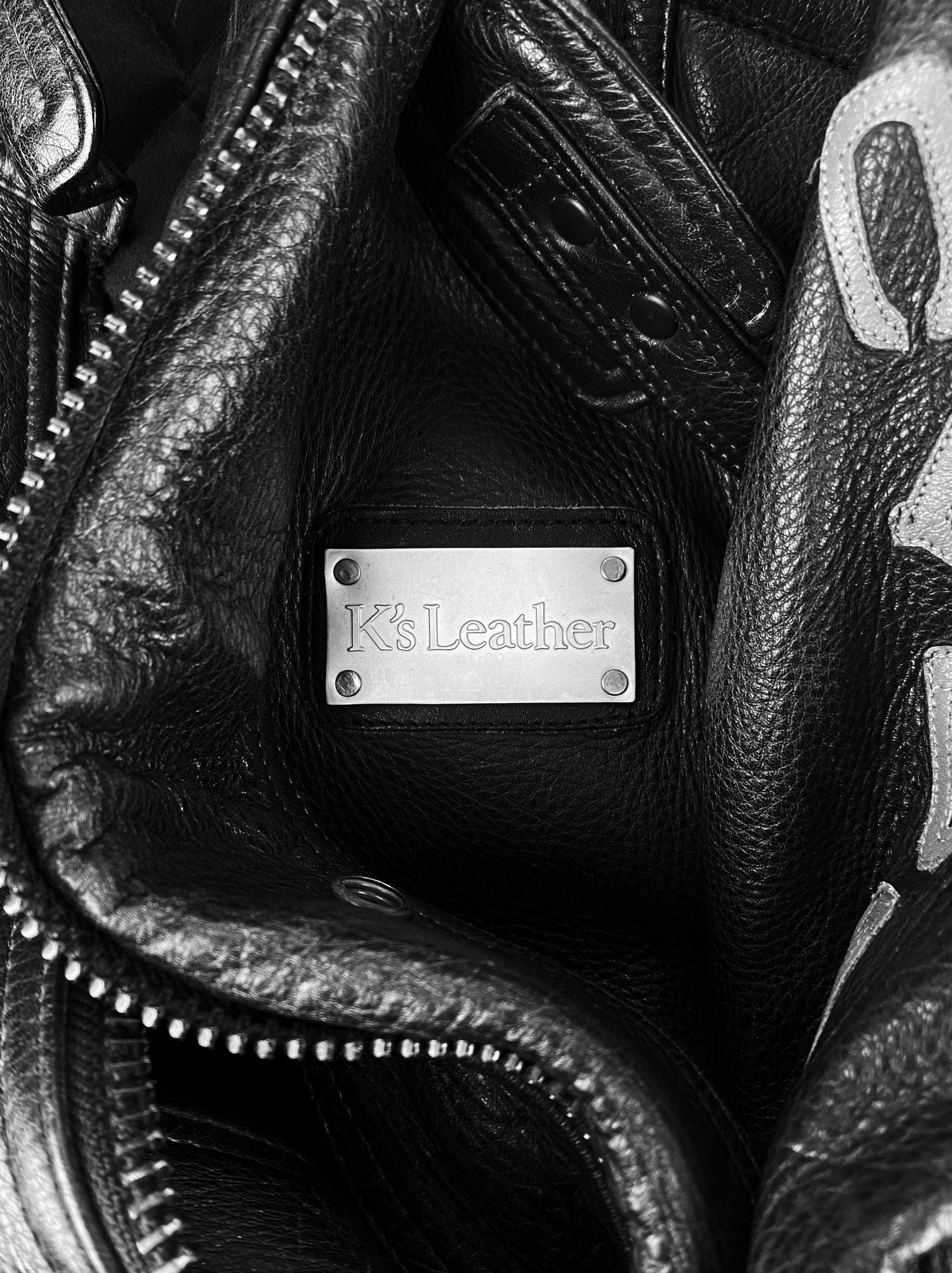2018 Kadoya ‘Akira’ Pill Cyberjac Padded Black Leather Jacket