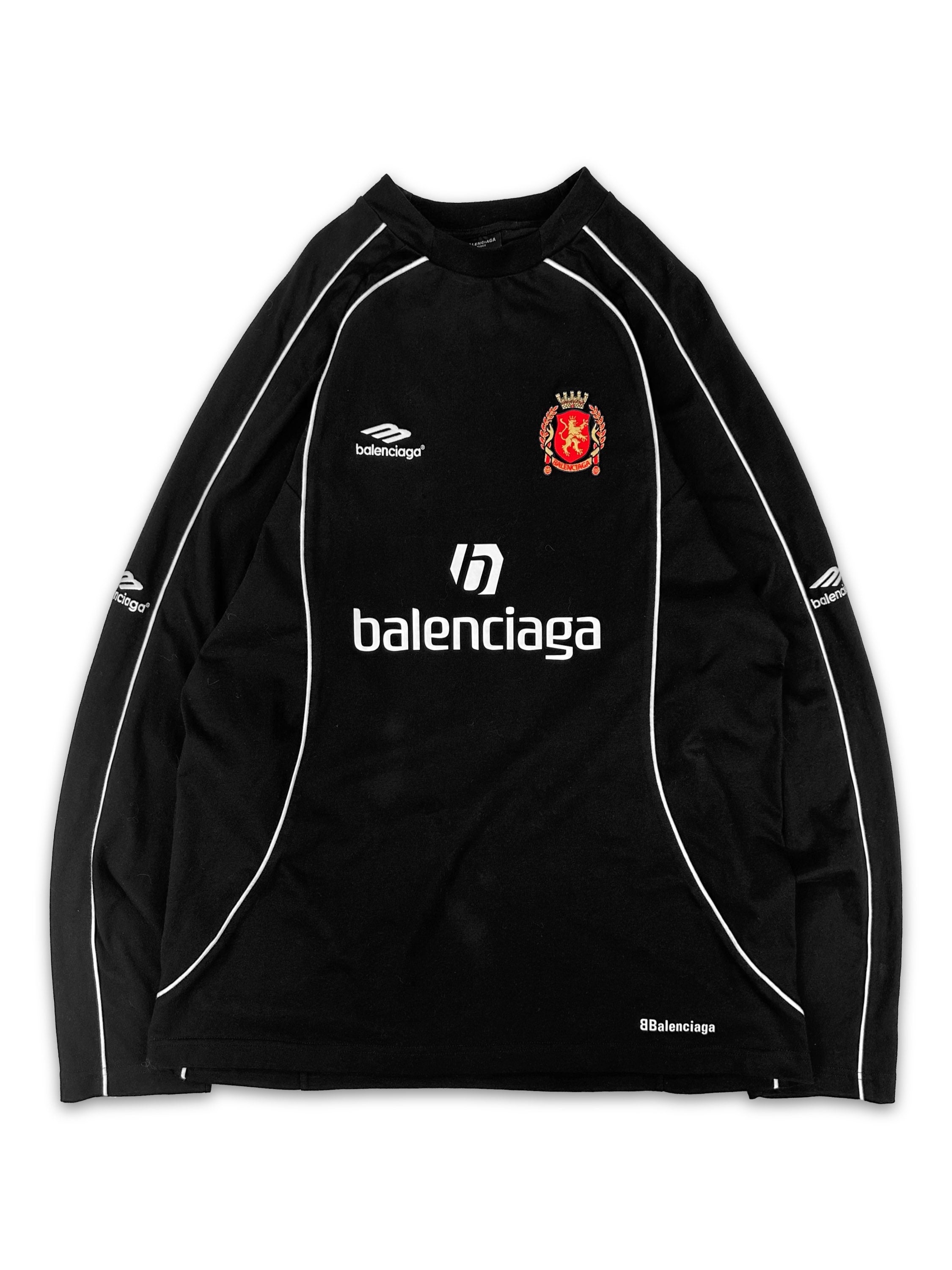 SS24 Balenciaga ‘Manchester United’ Milano Football Jersey Long Sleeve