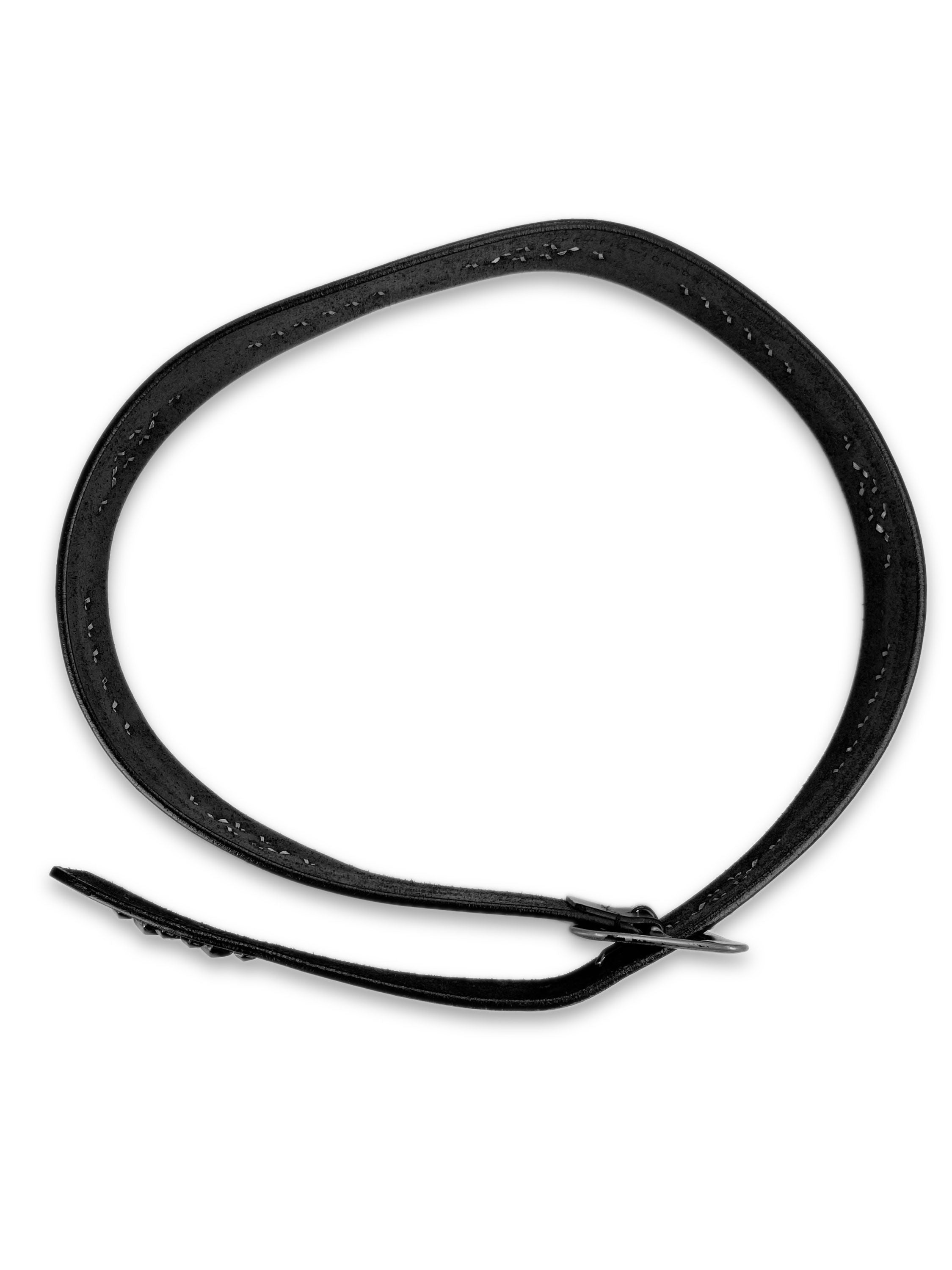 Yohji Yamamoto Y’s For Men Black Studded Square Buckle Belt