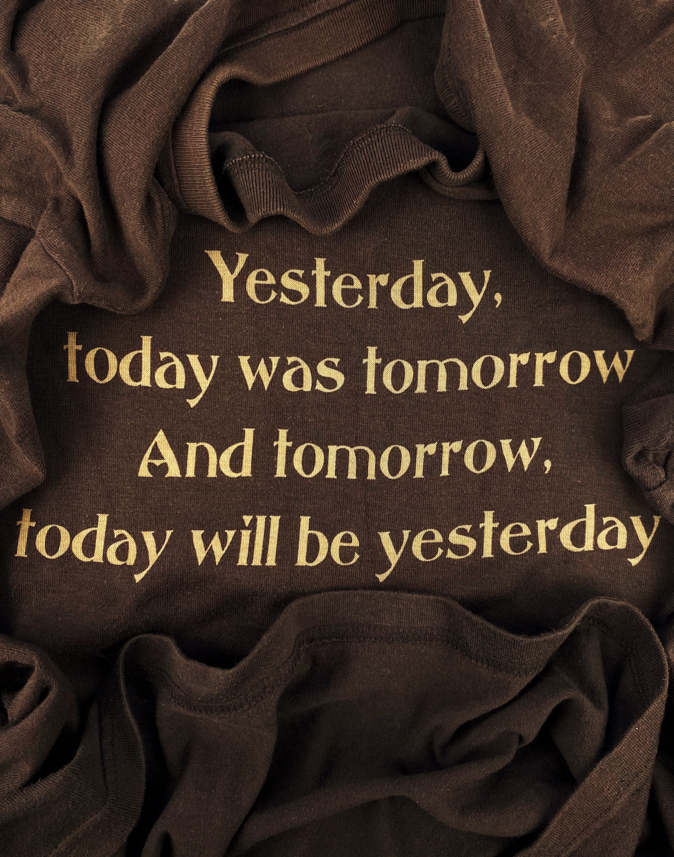 AW02 Number (N)ine ‘Yesterday’ George Harrison Slogan T-Shirt