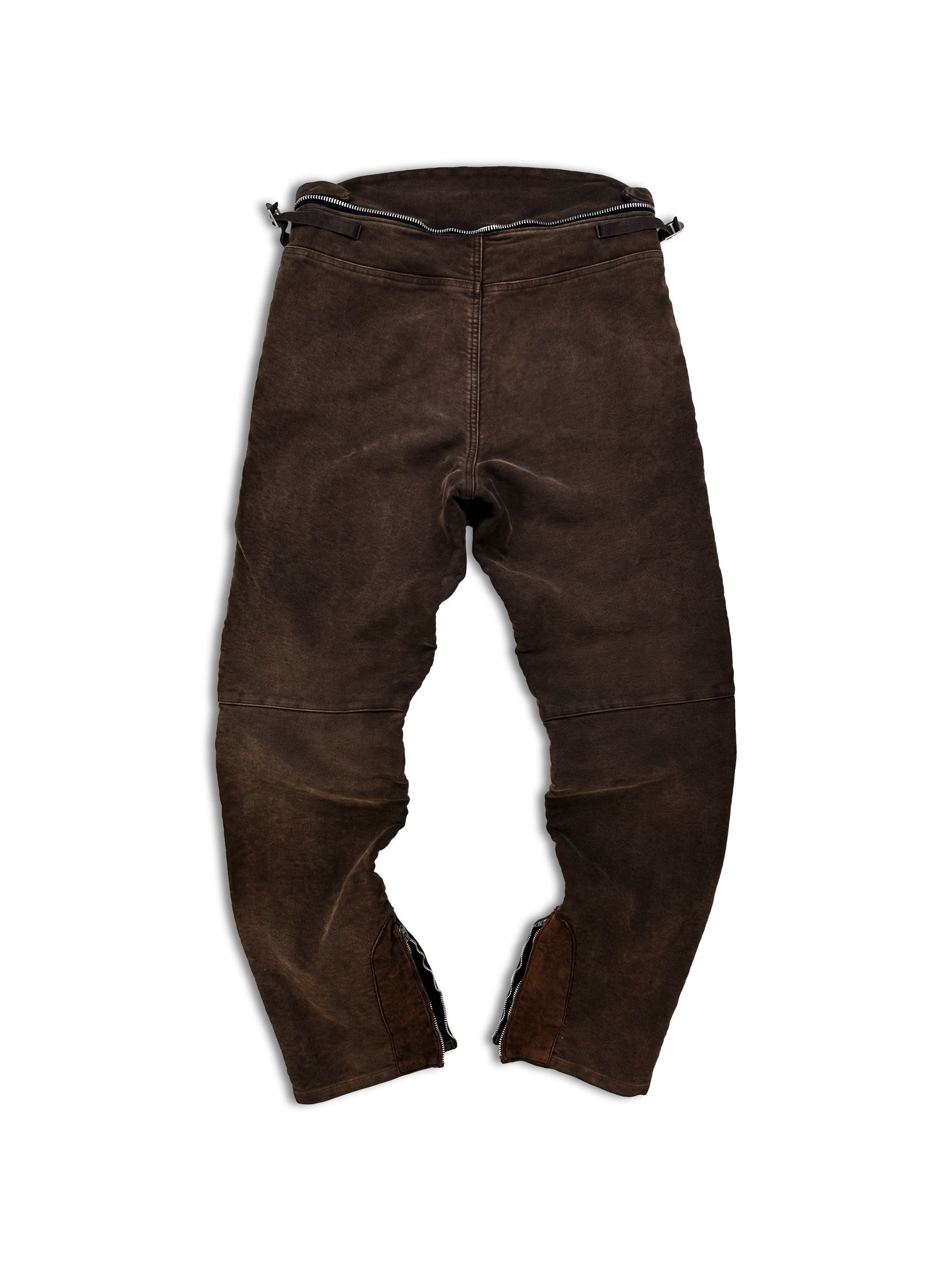 AW99 Helmut Lang ‘Astro’ Brown Moleskin Biker Pants