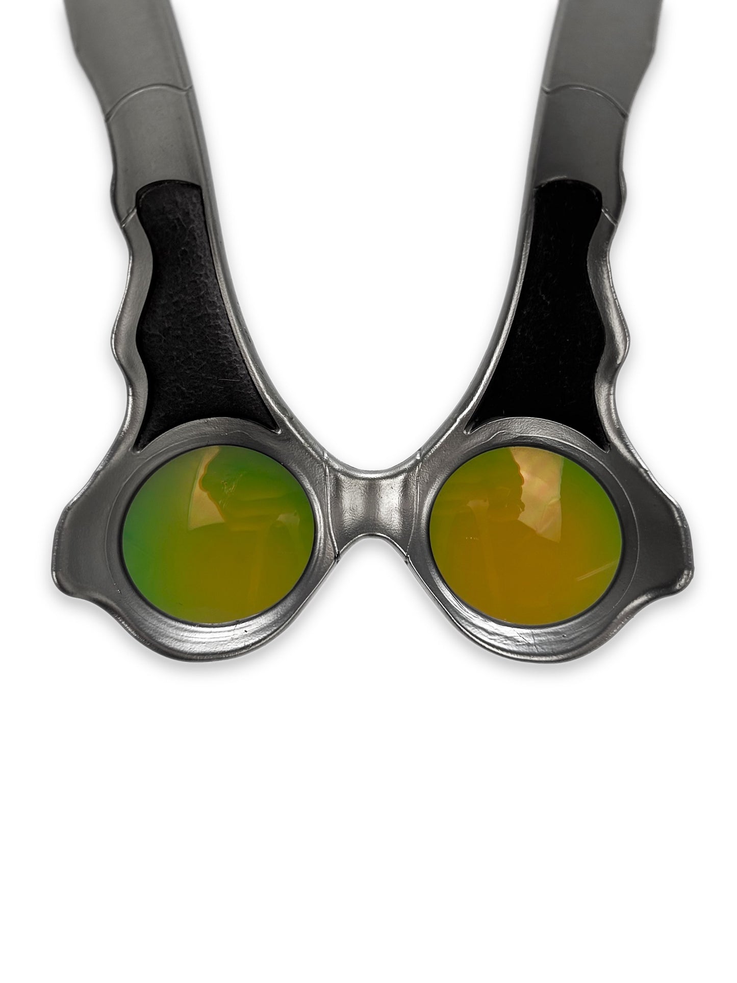 2000 Oakley ‘Over The Top’ Fire Iridium FMJ 5.56 Silver Sunglasses
