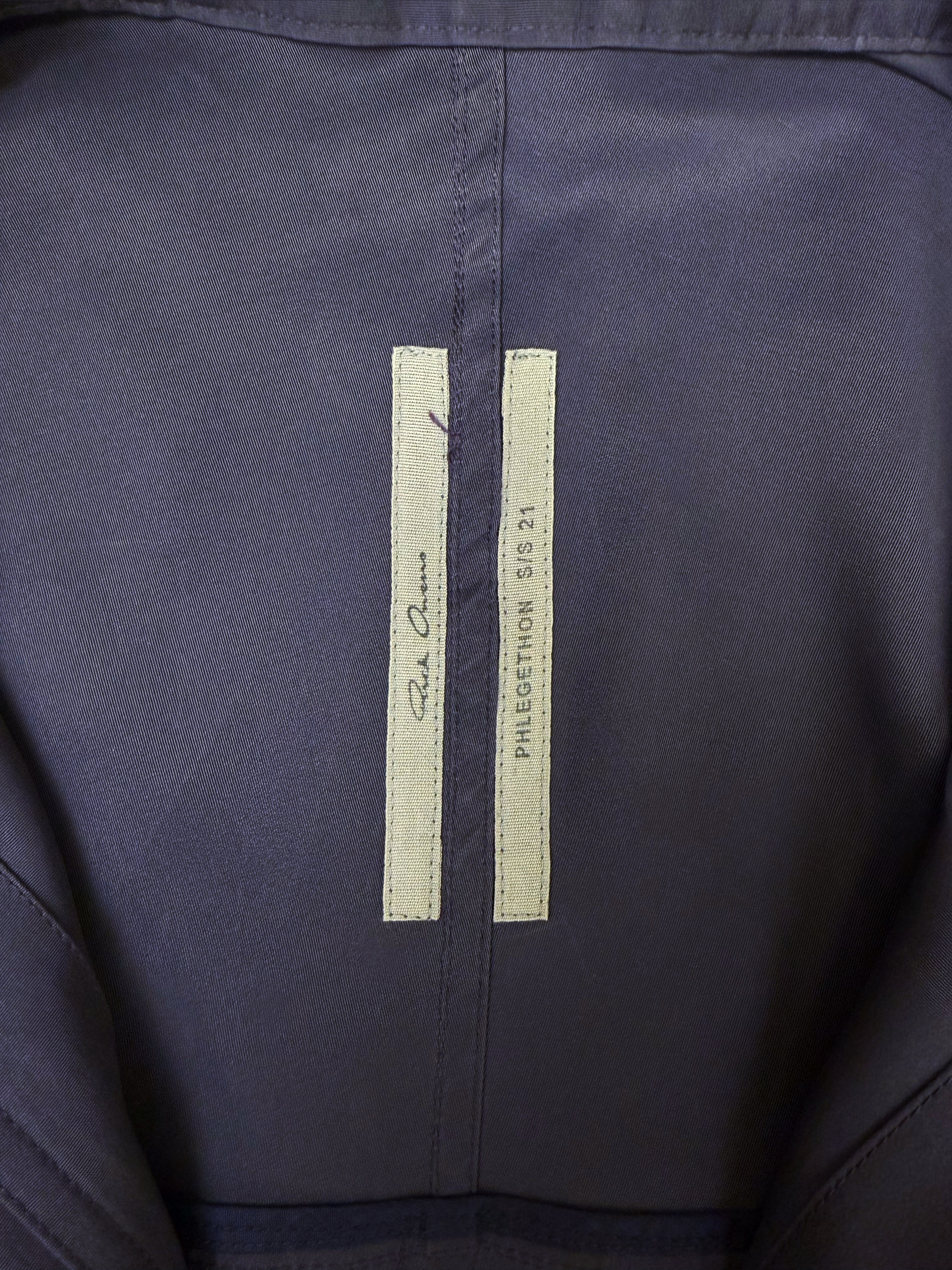 SS21 Rick Owens Phlegethon Purple Fishtail Parka
