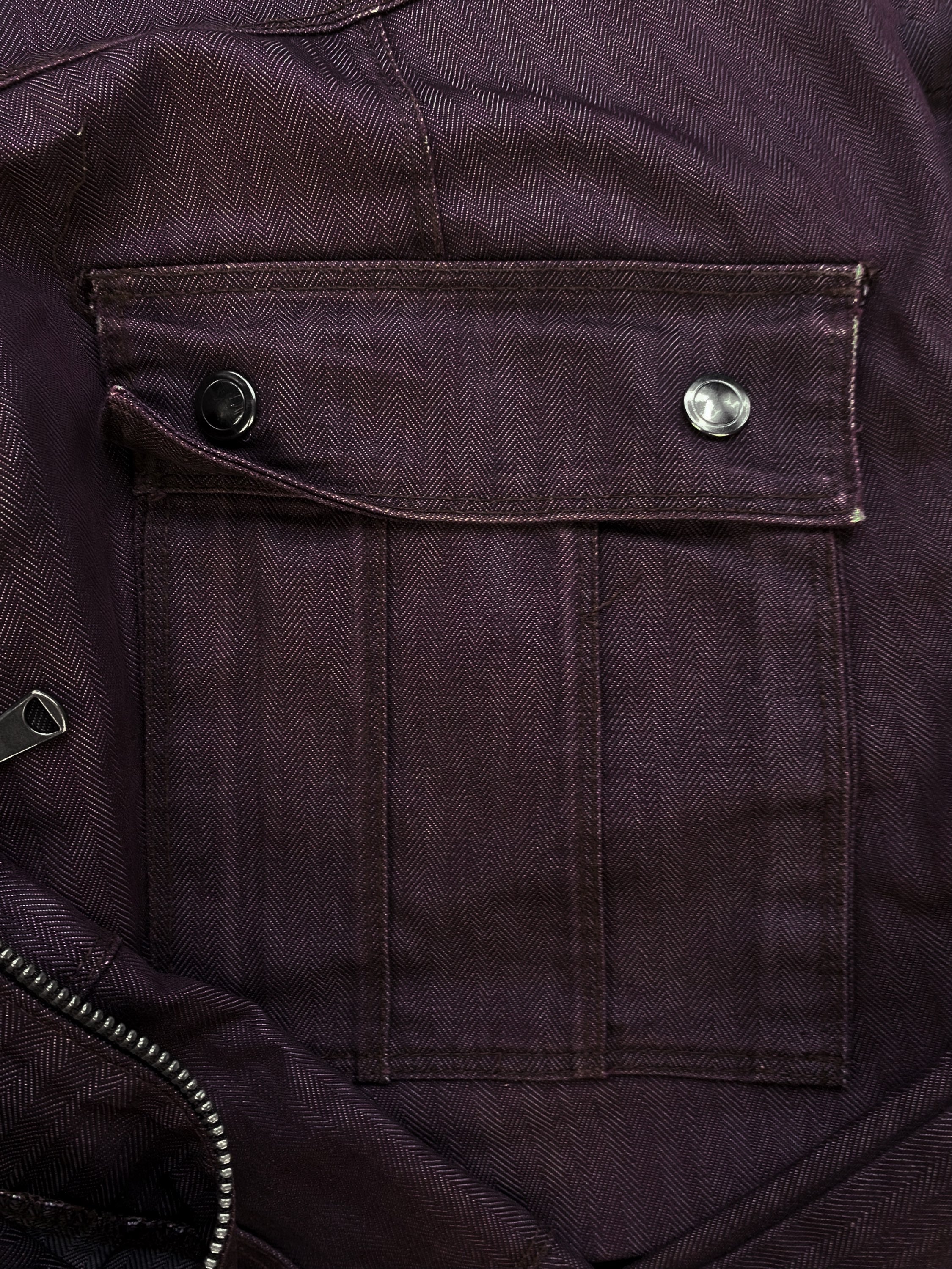 00s Semantic Design Burgundy Multi Pocket Cargo Pants