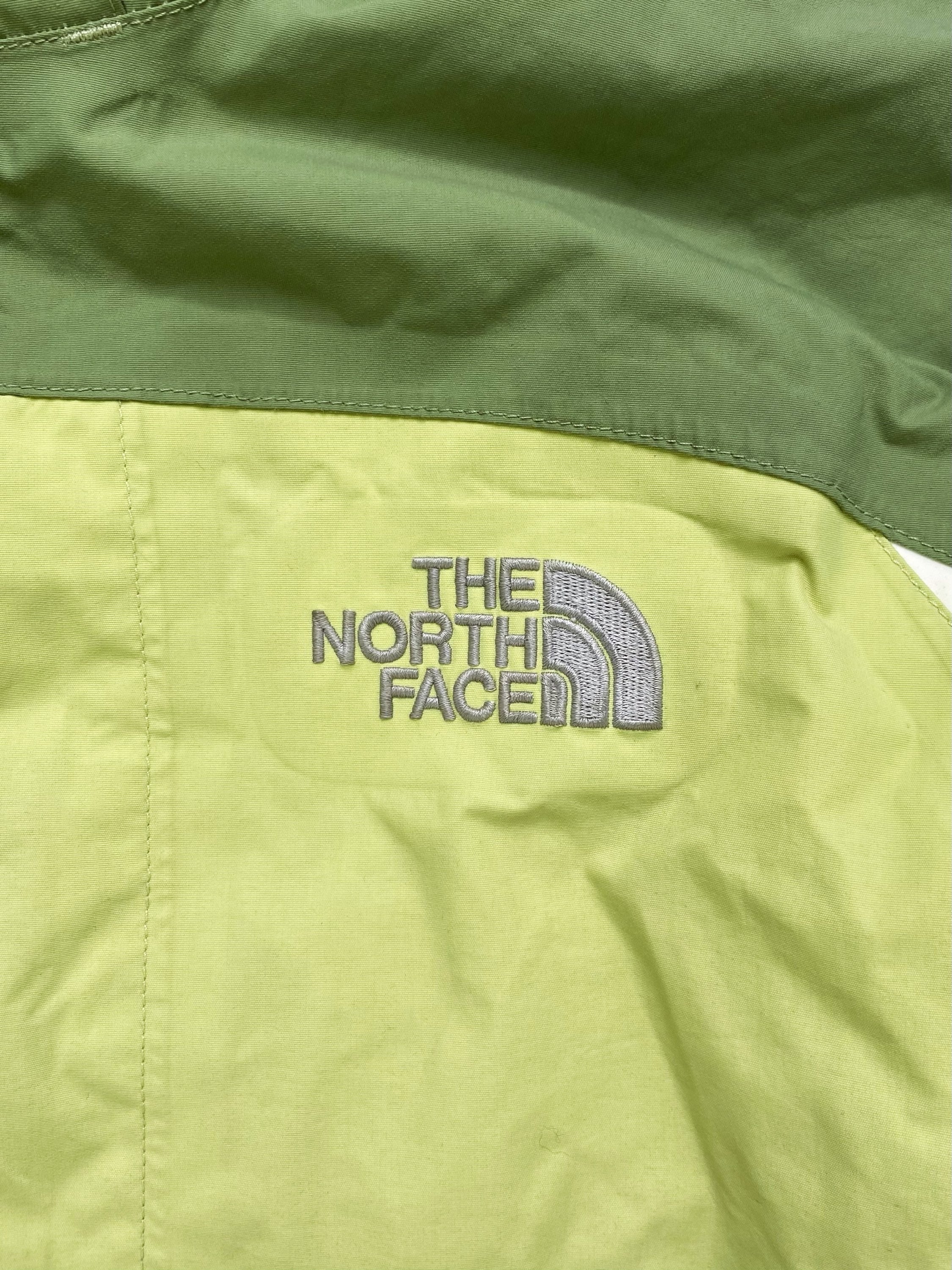 The North Face Lime Green Two Tone Hyvent Jacket