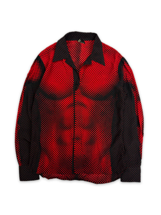 SS96 Jean Paul Gaultier Trompe L’Oeil ‘Muscle’ Long Sleeve Shirt