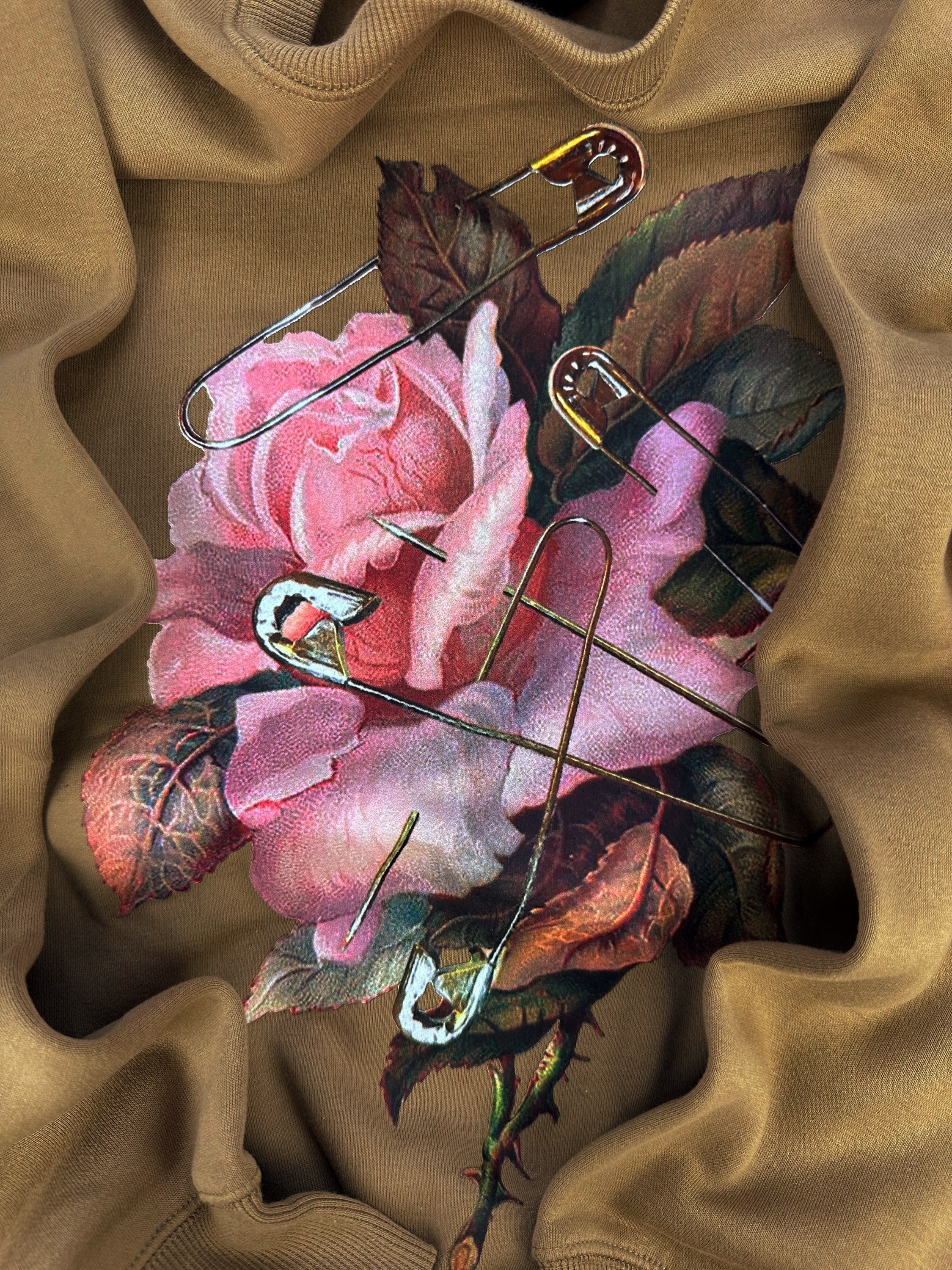 Undercover ‘Freedom’ Tan Floral Graphic Crewneck