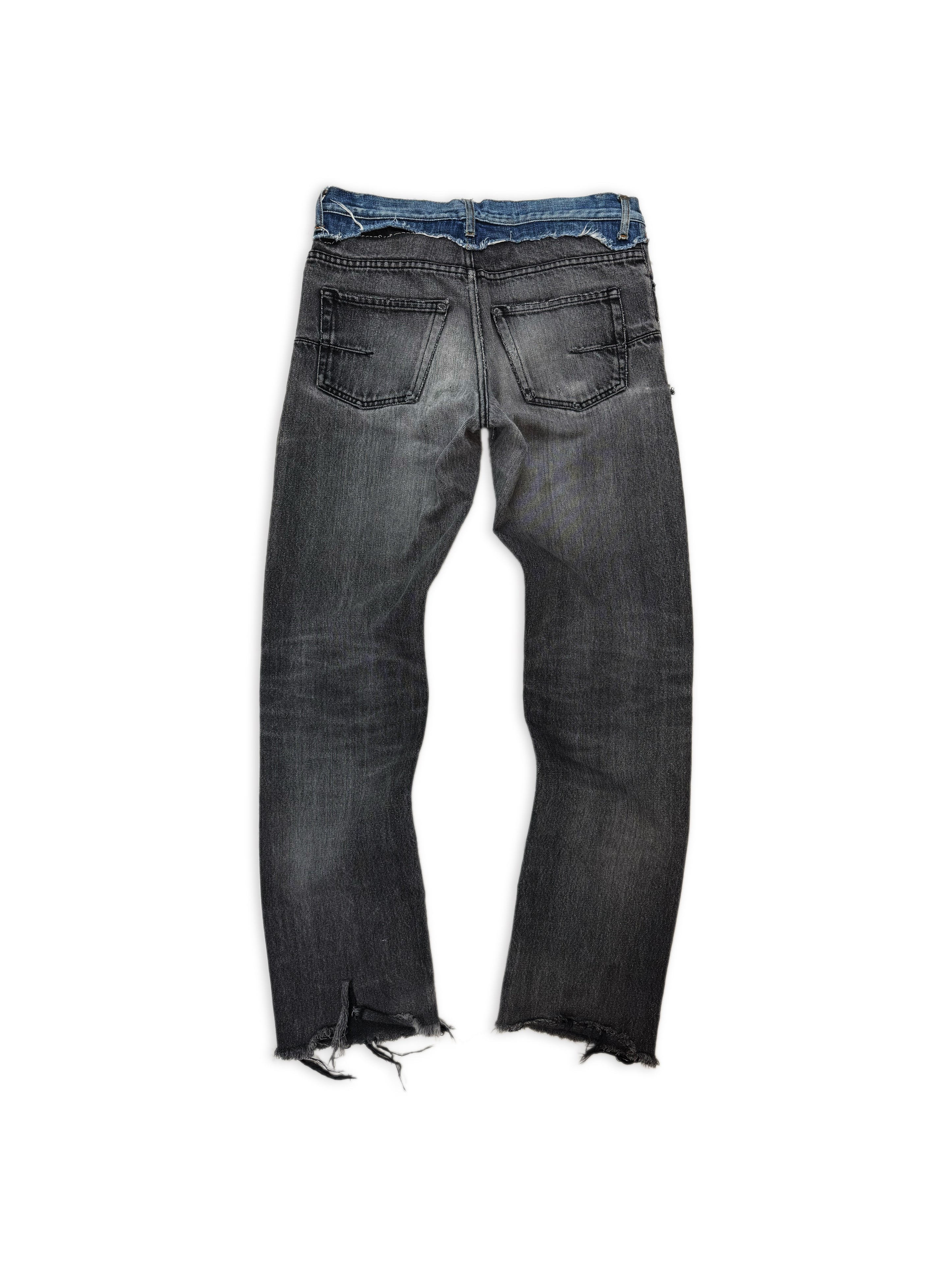 AW06 Dior Homme ‘These Grey Days’ Cummerbund Hedi Slimane Jeans