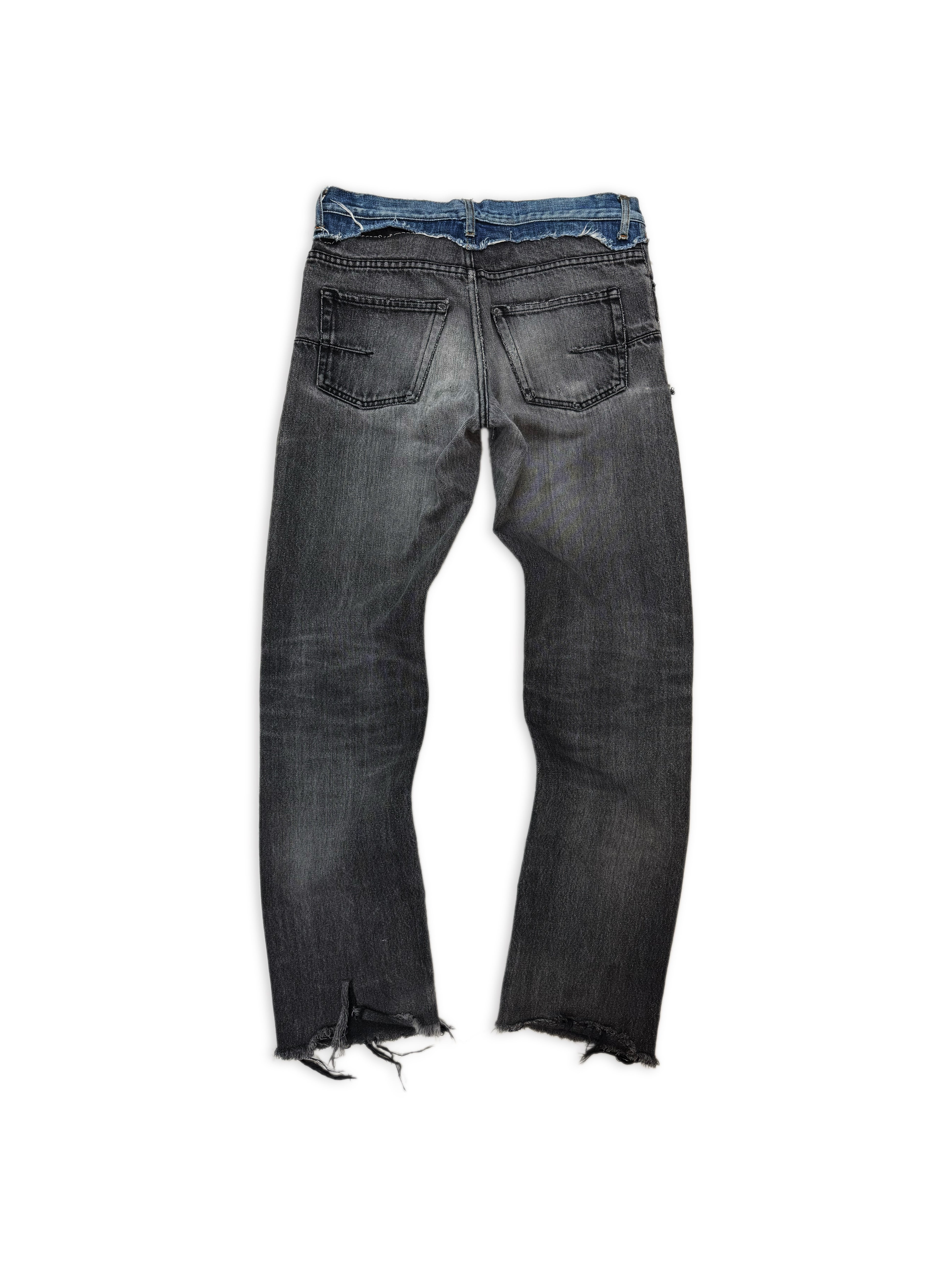 AW06 Dior Homme ‘These Grey Days’ Cummerbund Hedi Slimane Jeans