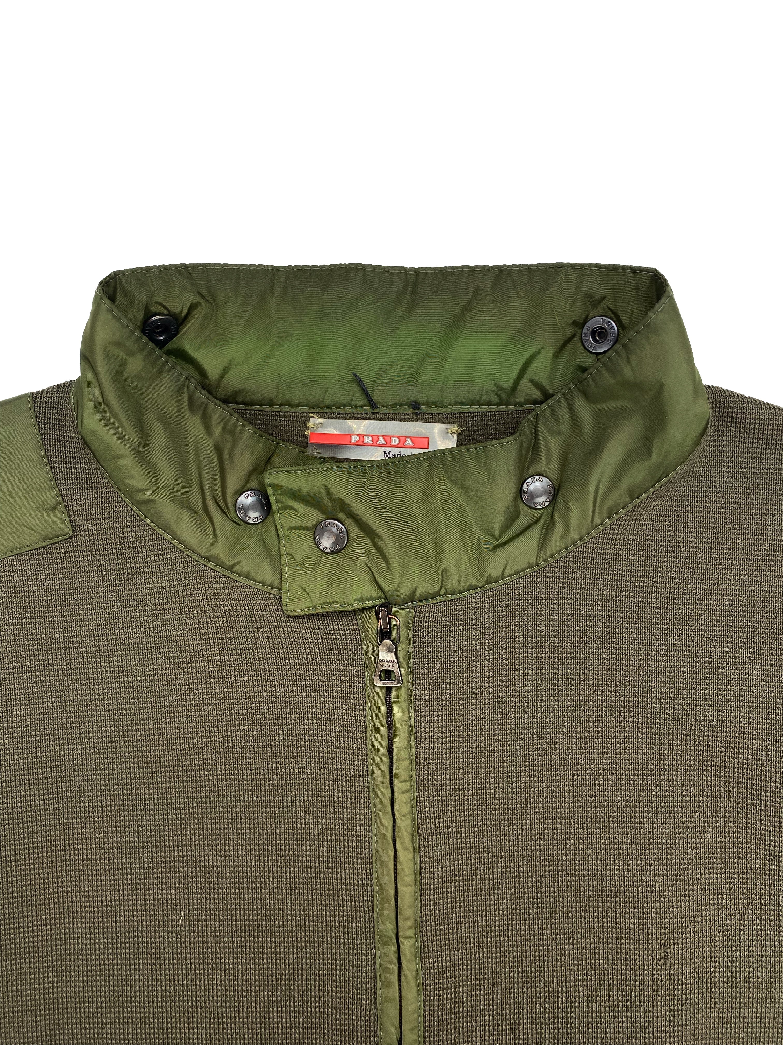 2000’s Prada Sport Tight Knit Zippered Tech Fleece