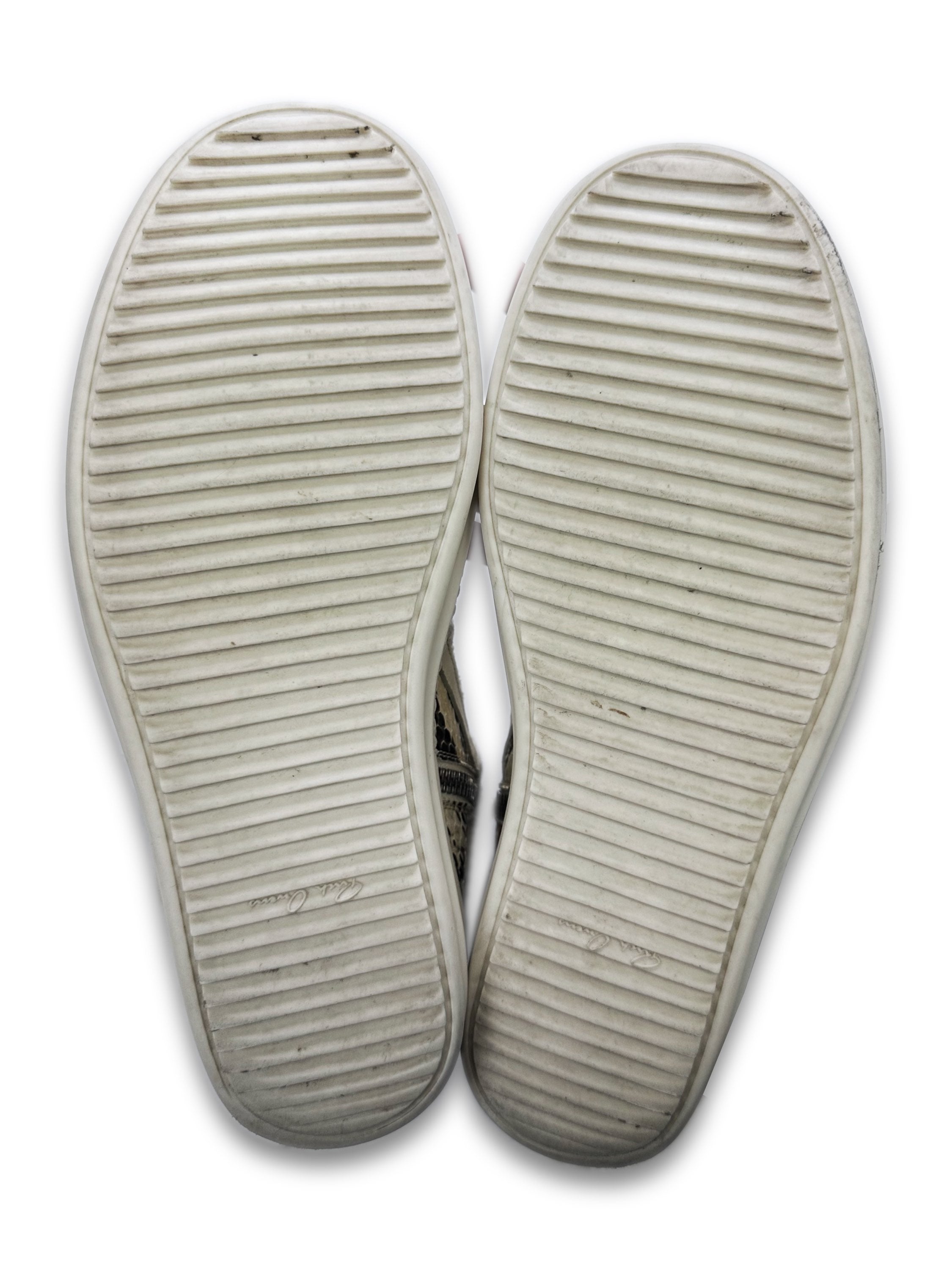 SS22 Rick Owens ‘Painted’ Python Skin Geobasket Sneakers