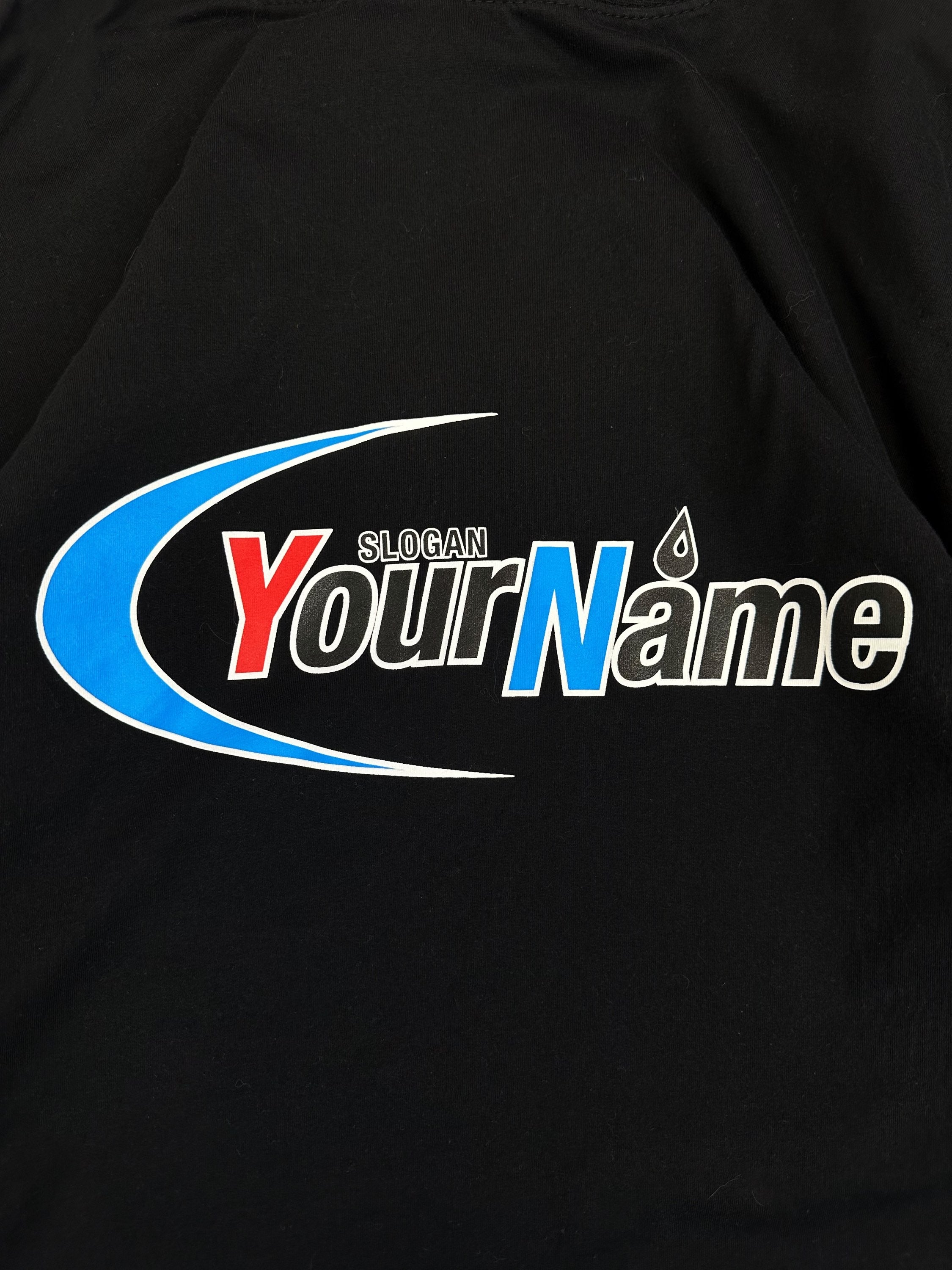 AW18 Vetements ‘Your Name’ Neon Pink Logo Oversized Hoodie