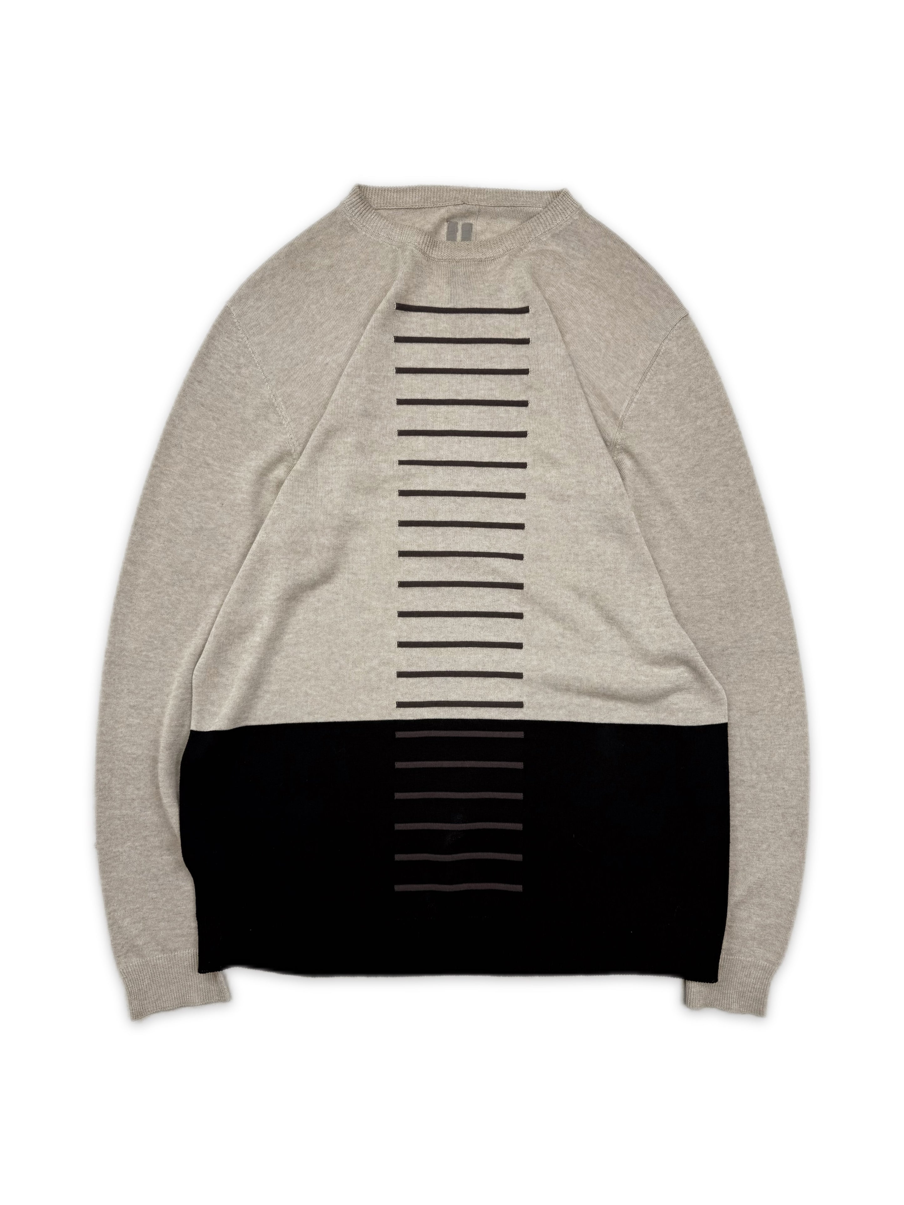SS20 Rick Owens Tecuatl Striped Knitted Sweater